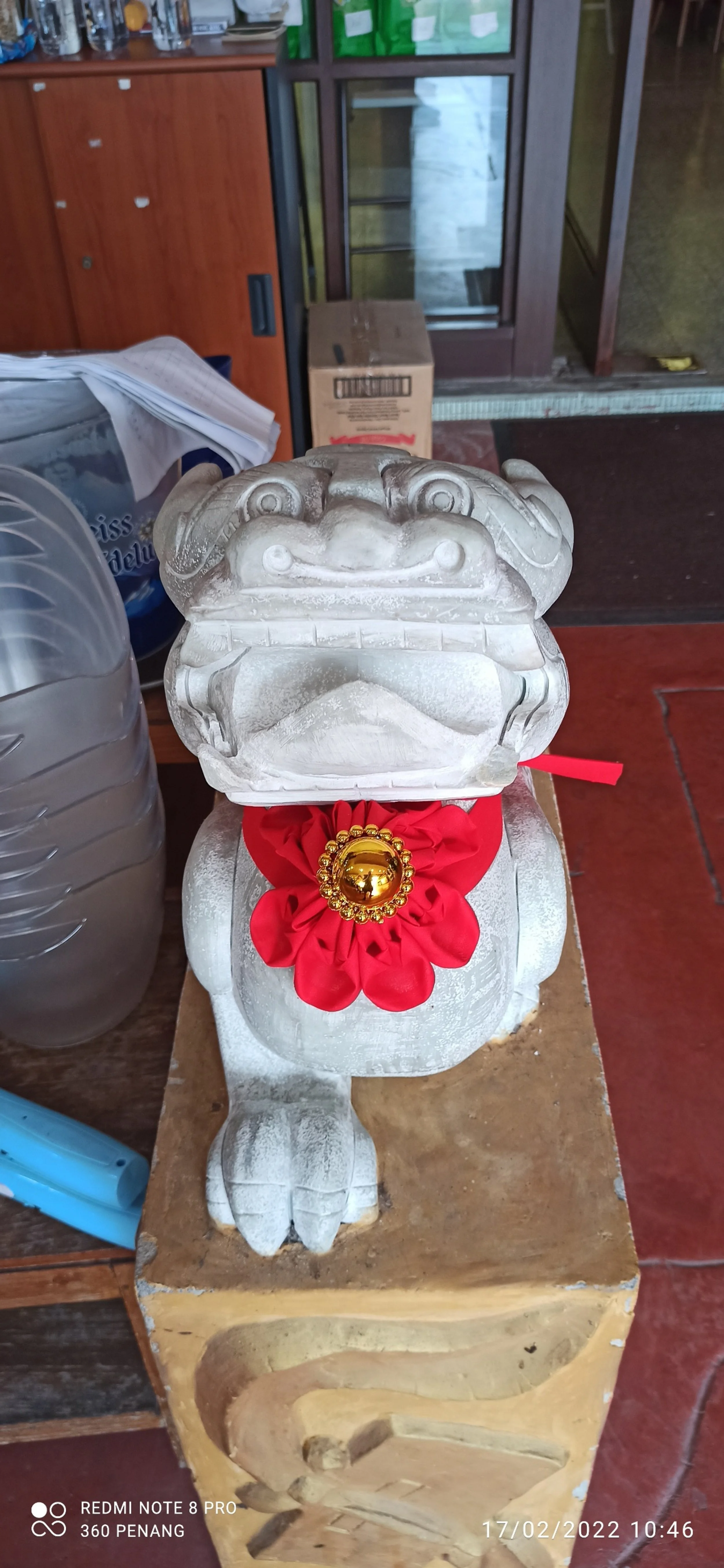 Stone lion guardian