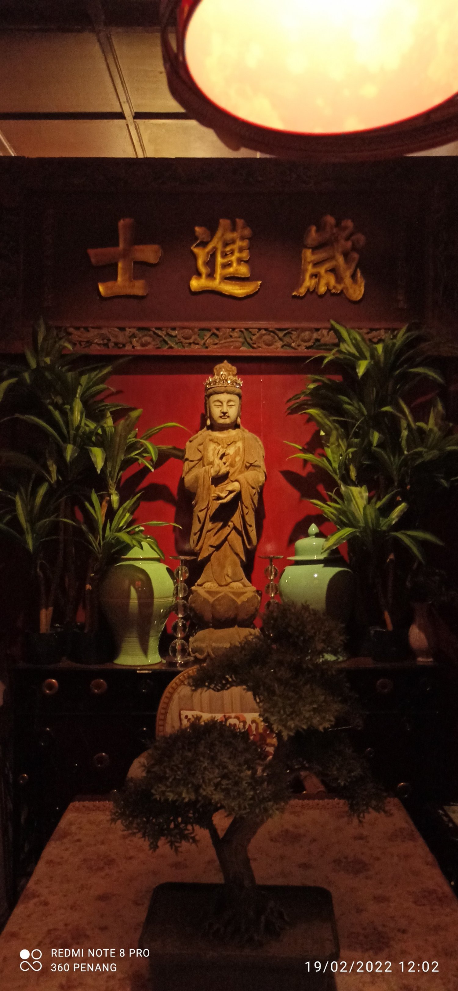 Detail of Kuan Yin statue