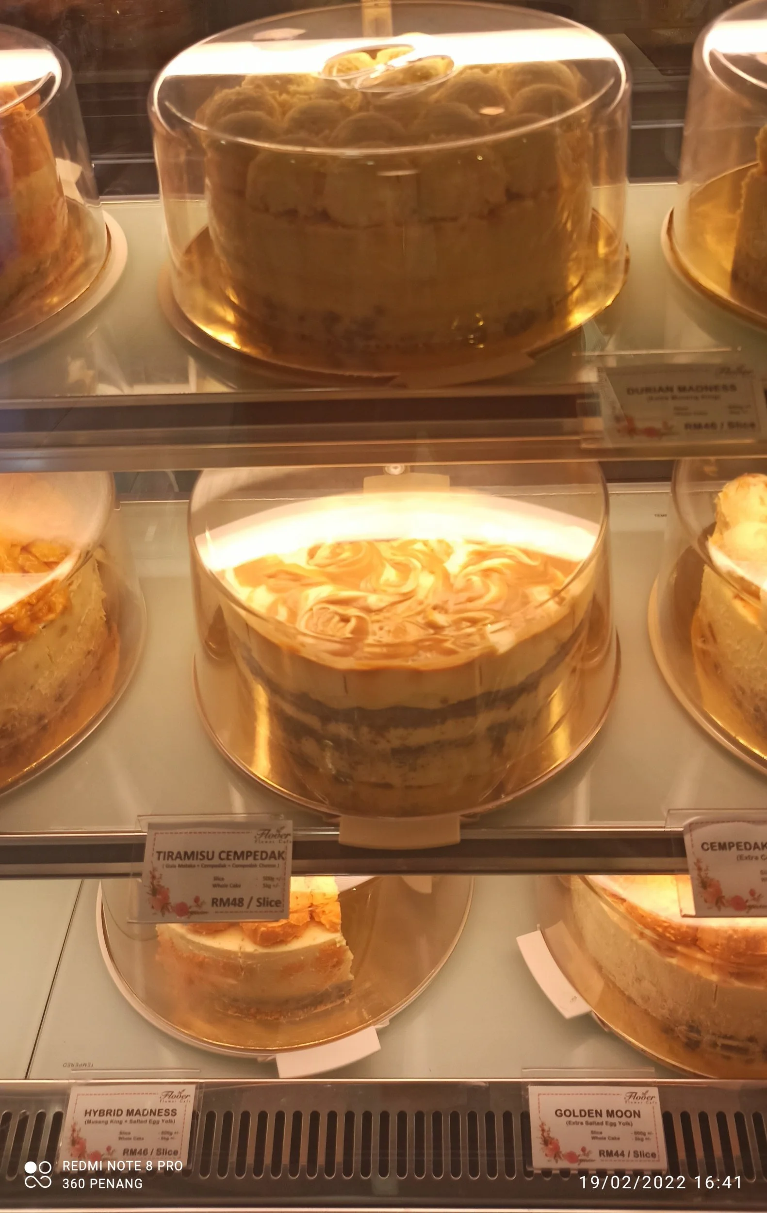 A whole Durian Madness cheesecake 😋