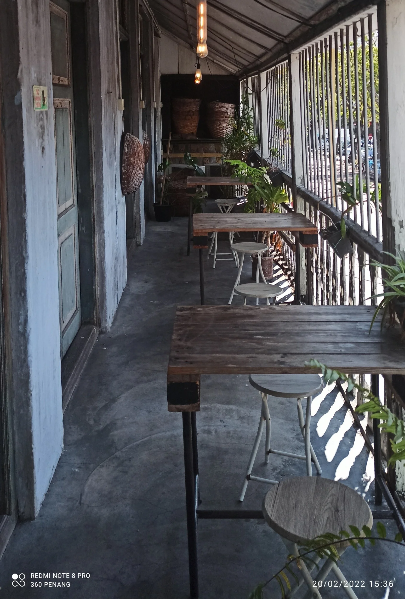 Veranda on the upper floor