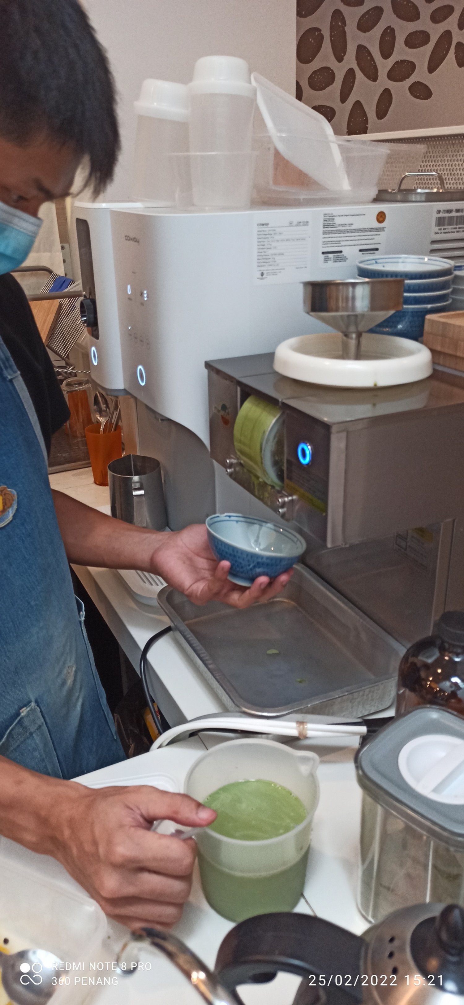 How matcha ice is made