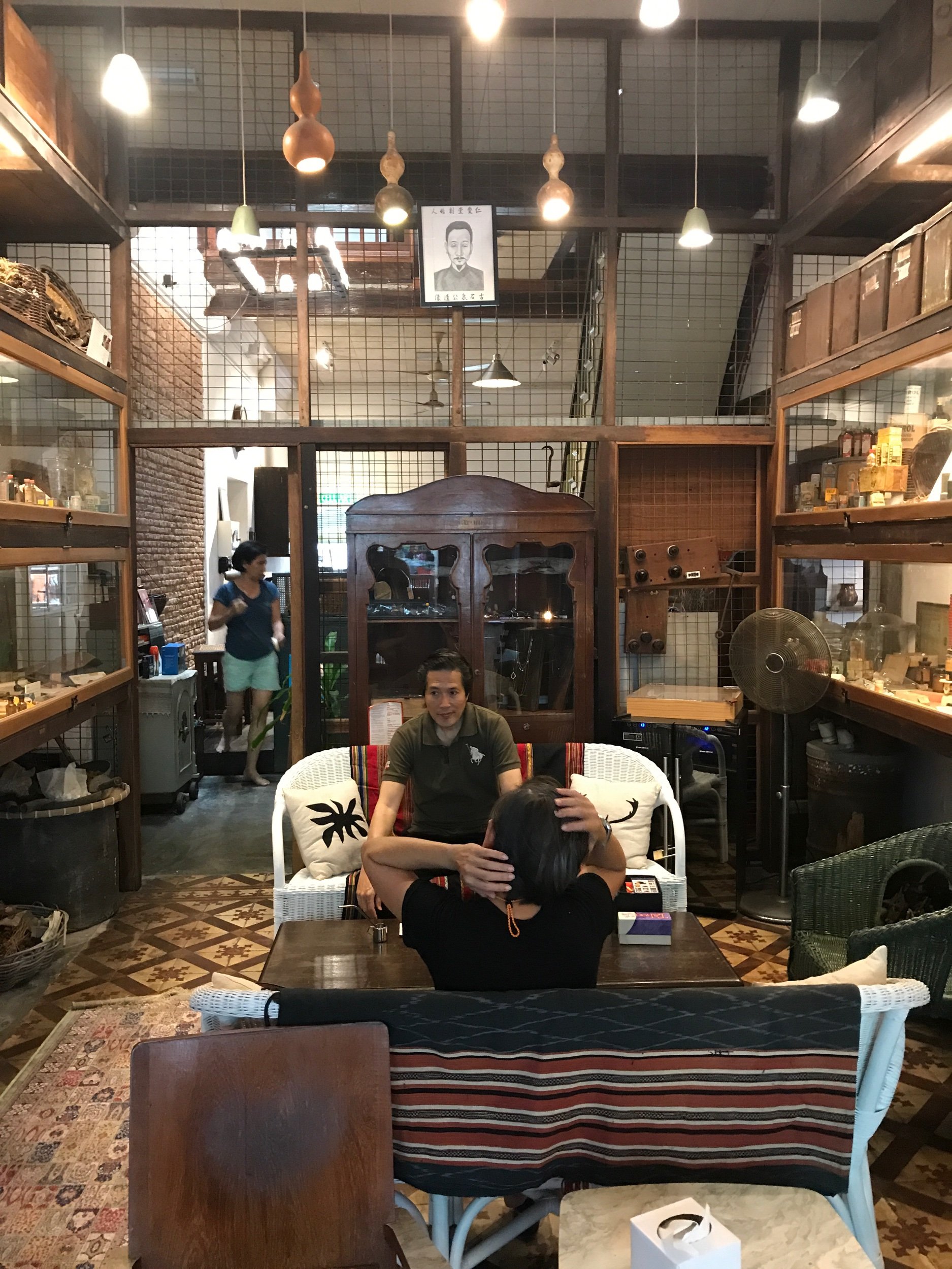 Interior view of mini museum