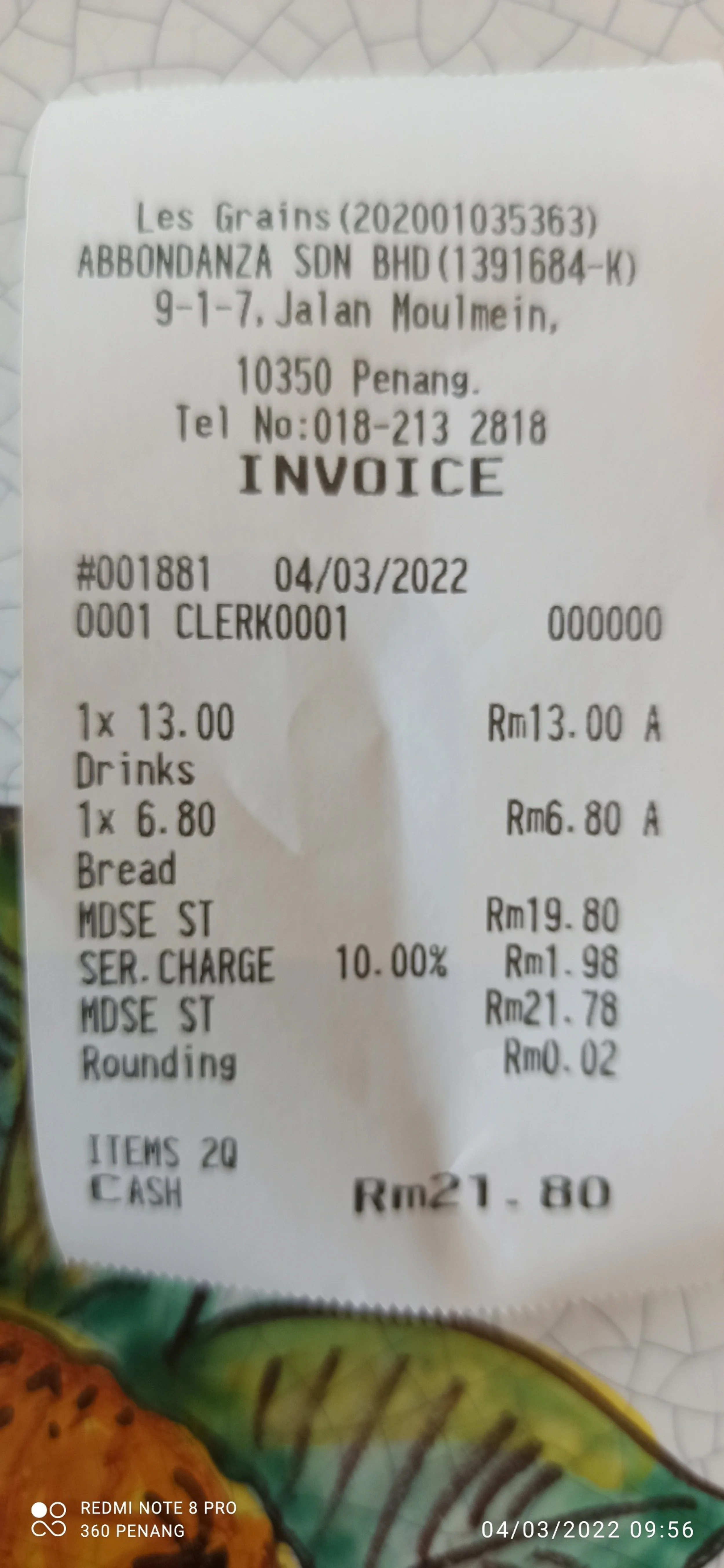 My bill