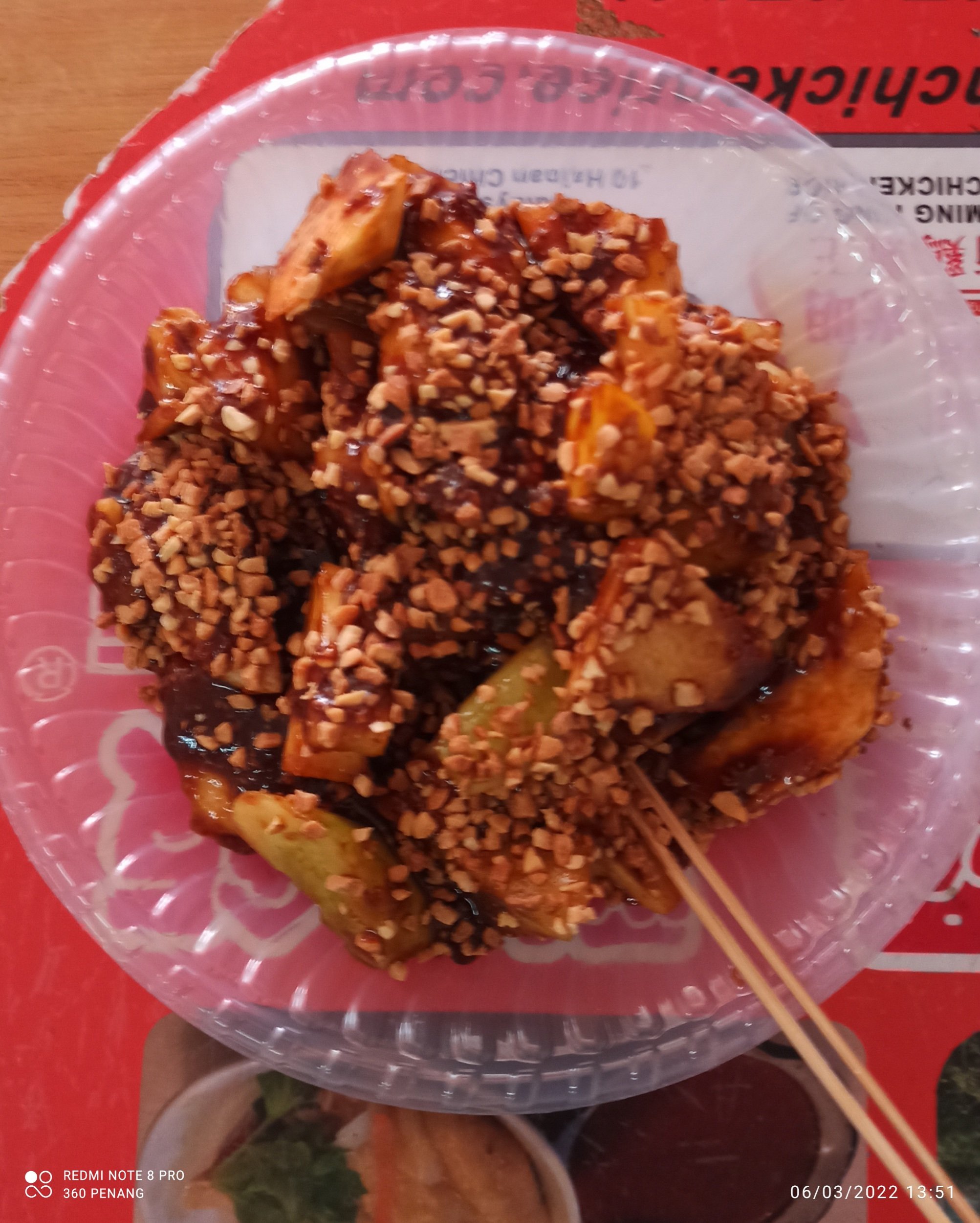 Rojak from push cart RM7