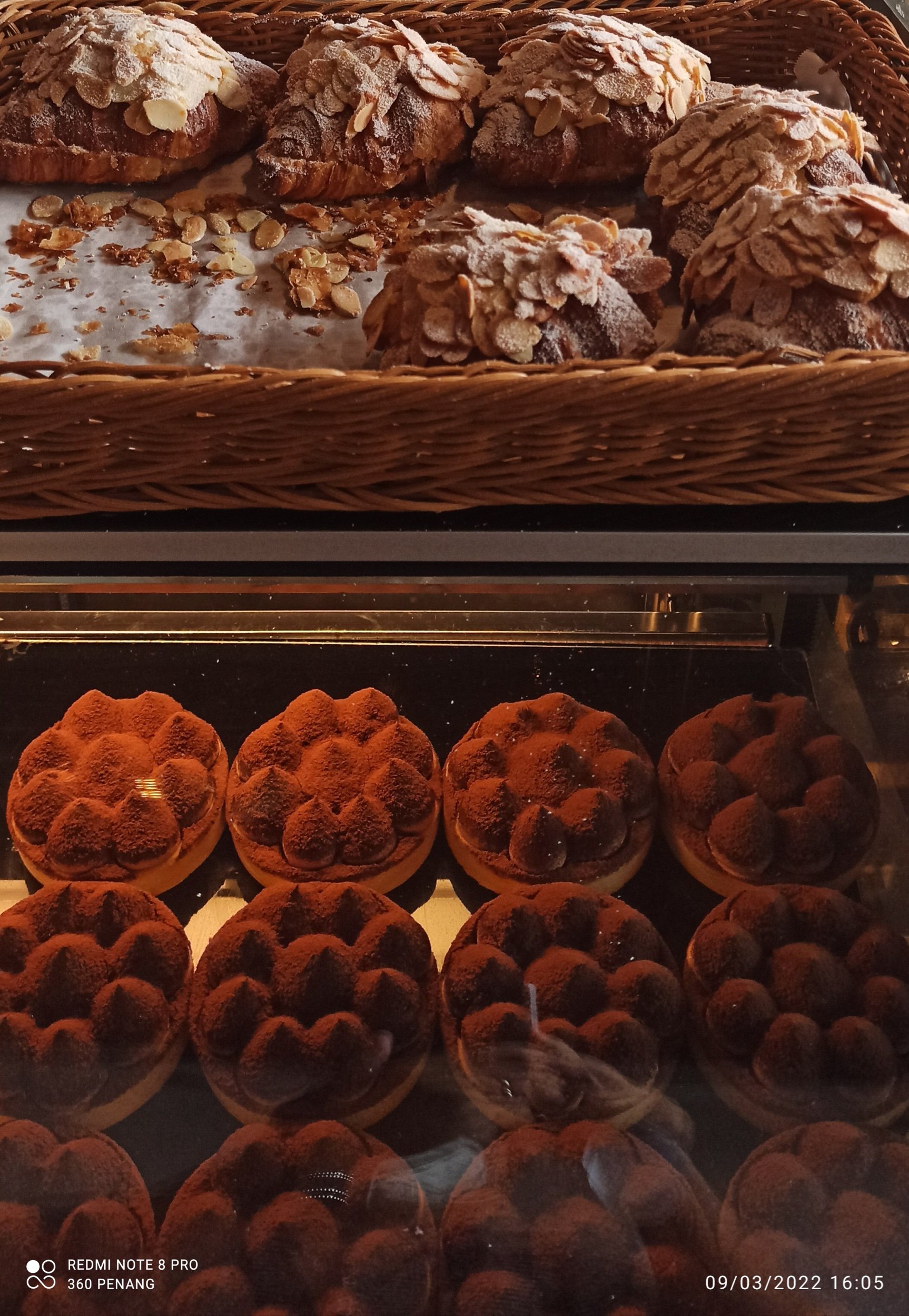 Croissants and tarts