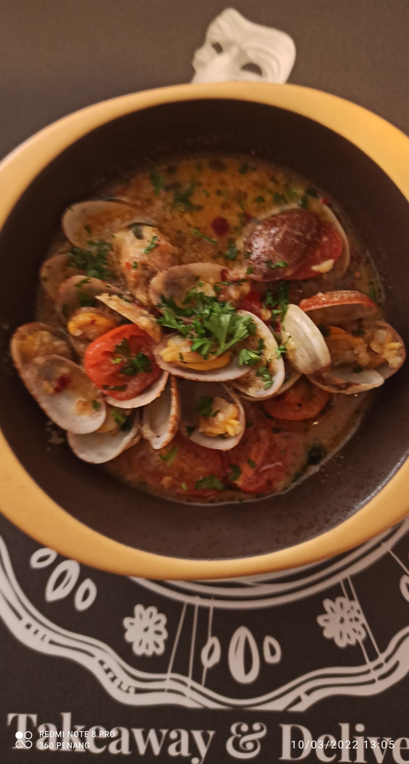 Clams in garlic