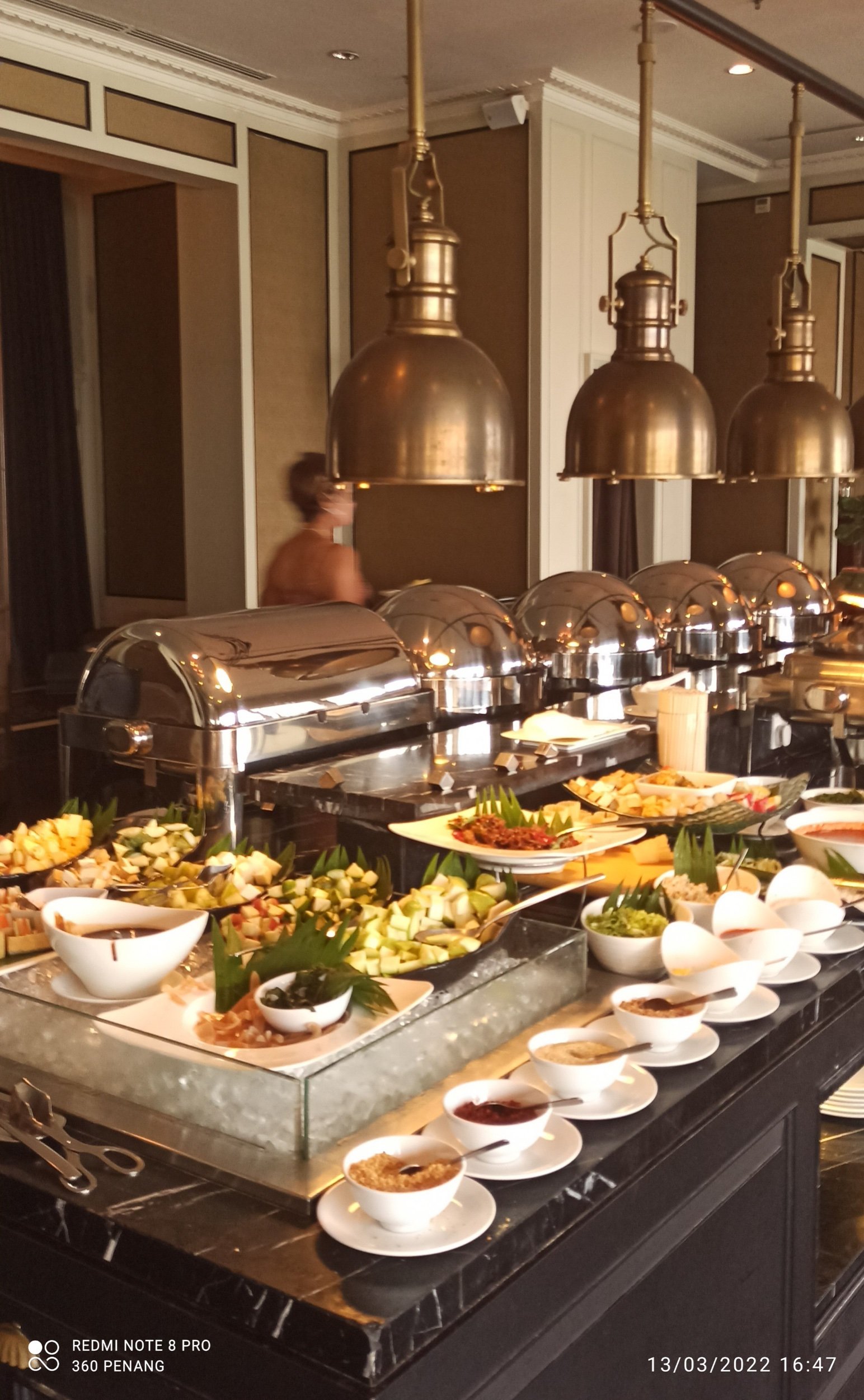Another view of the buffet line