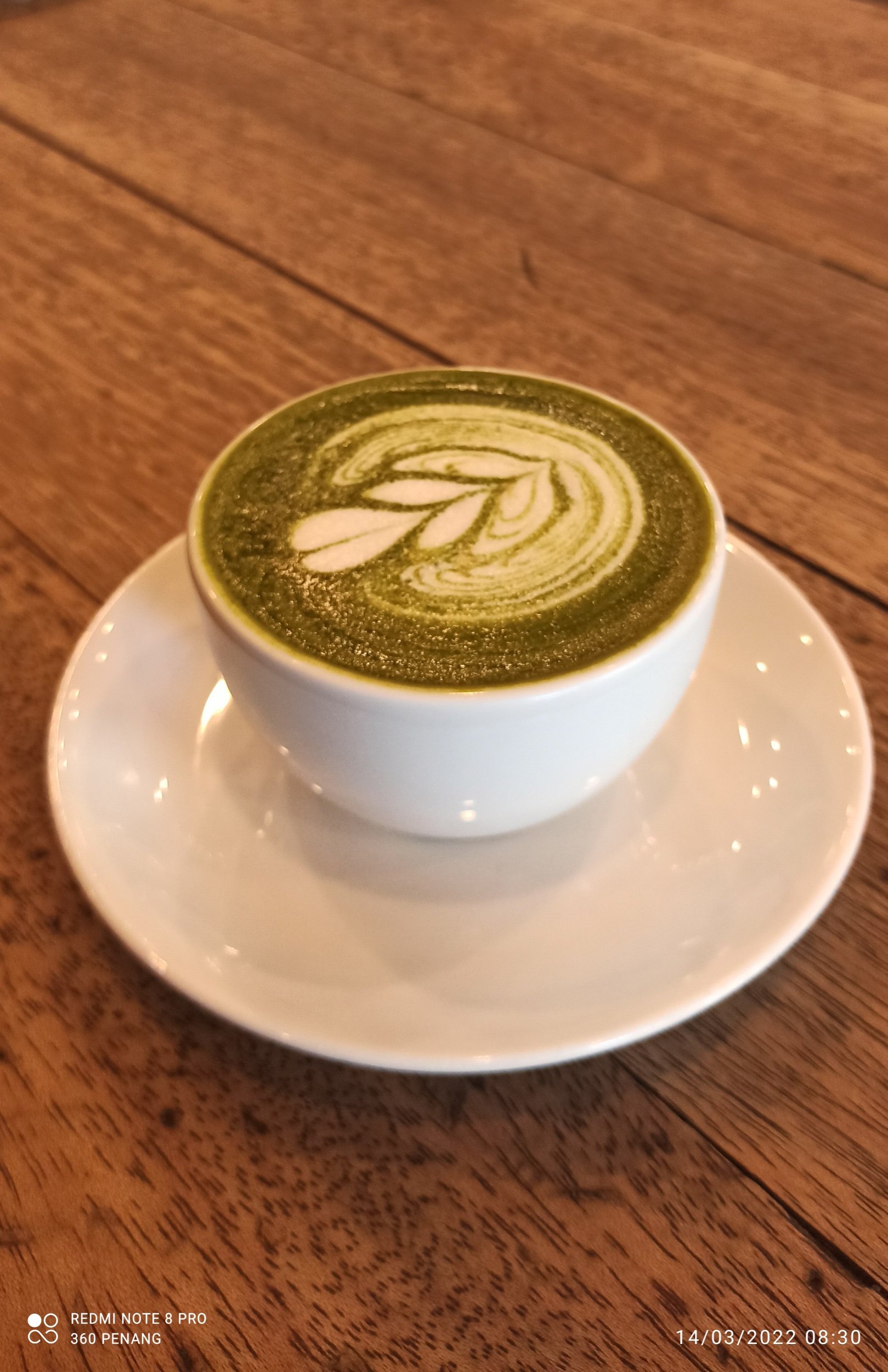 Matcha latte RM13.50