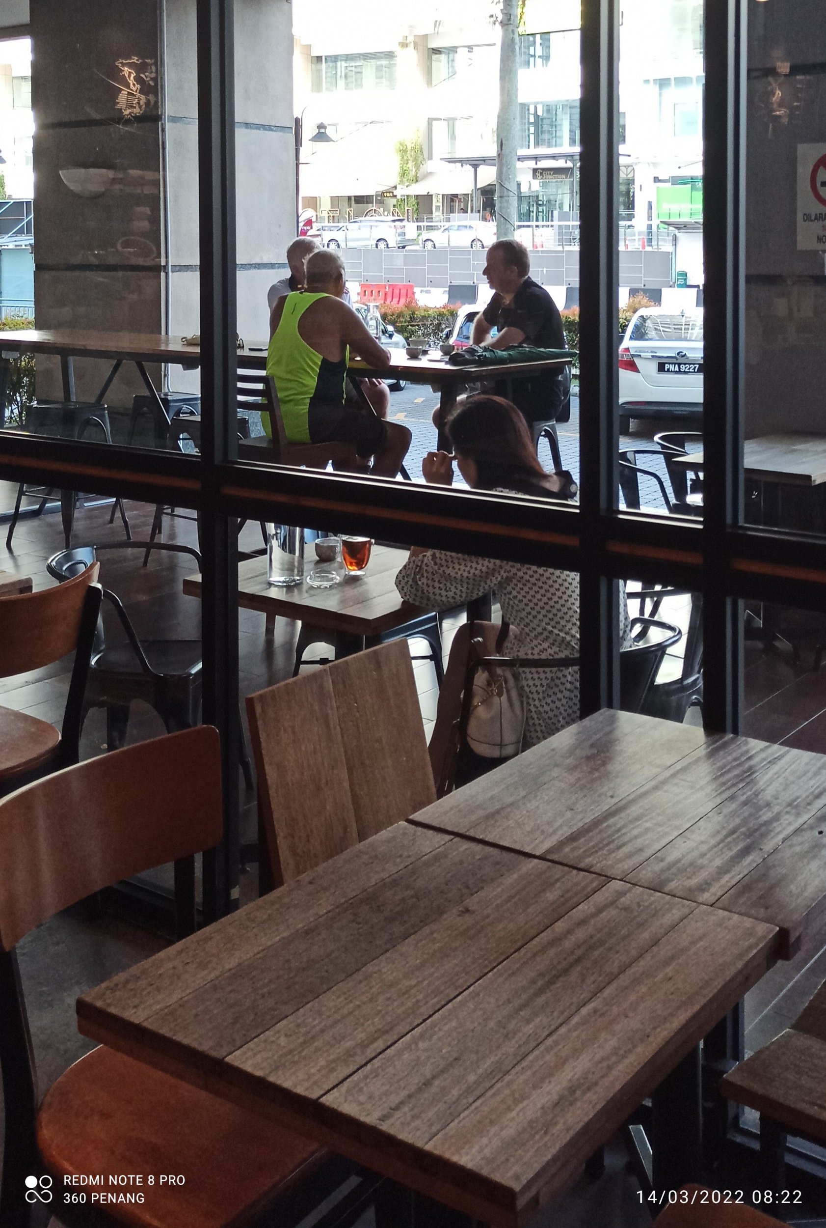 Seating outside