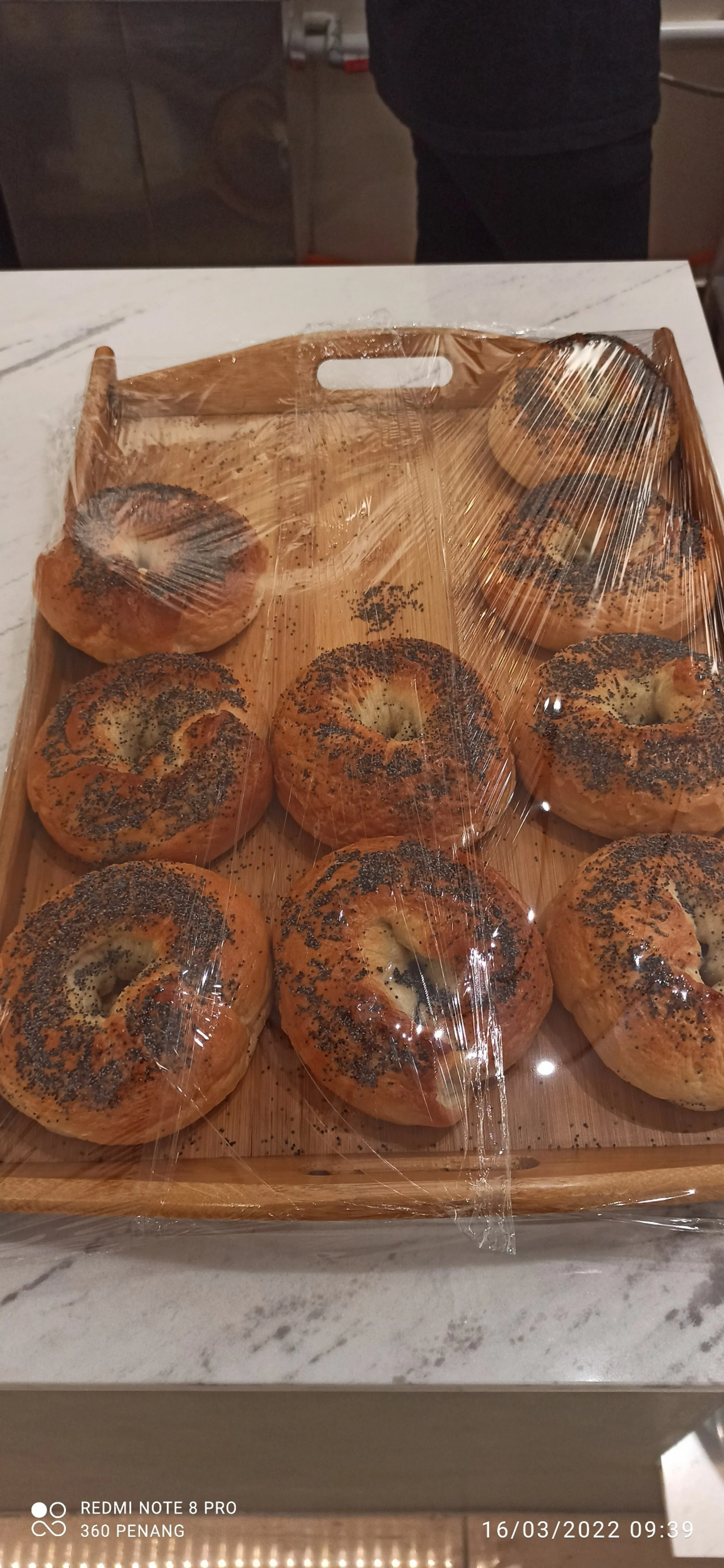 Fresh from the oven bagels