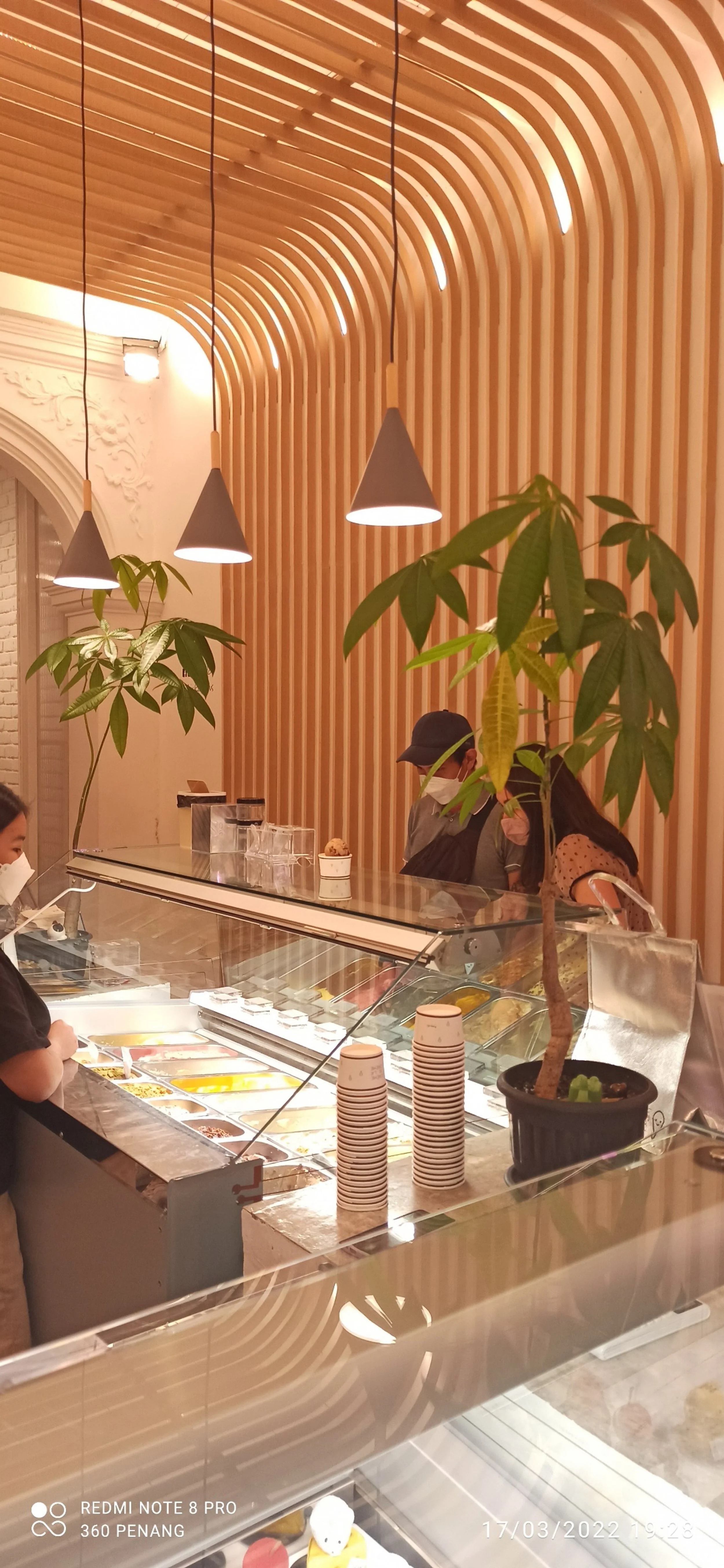 Choosing ice cream flavours