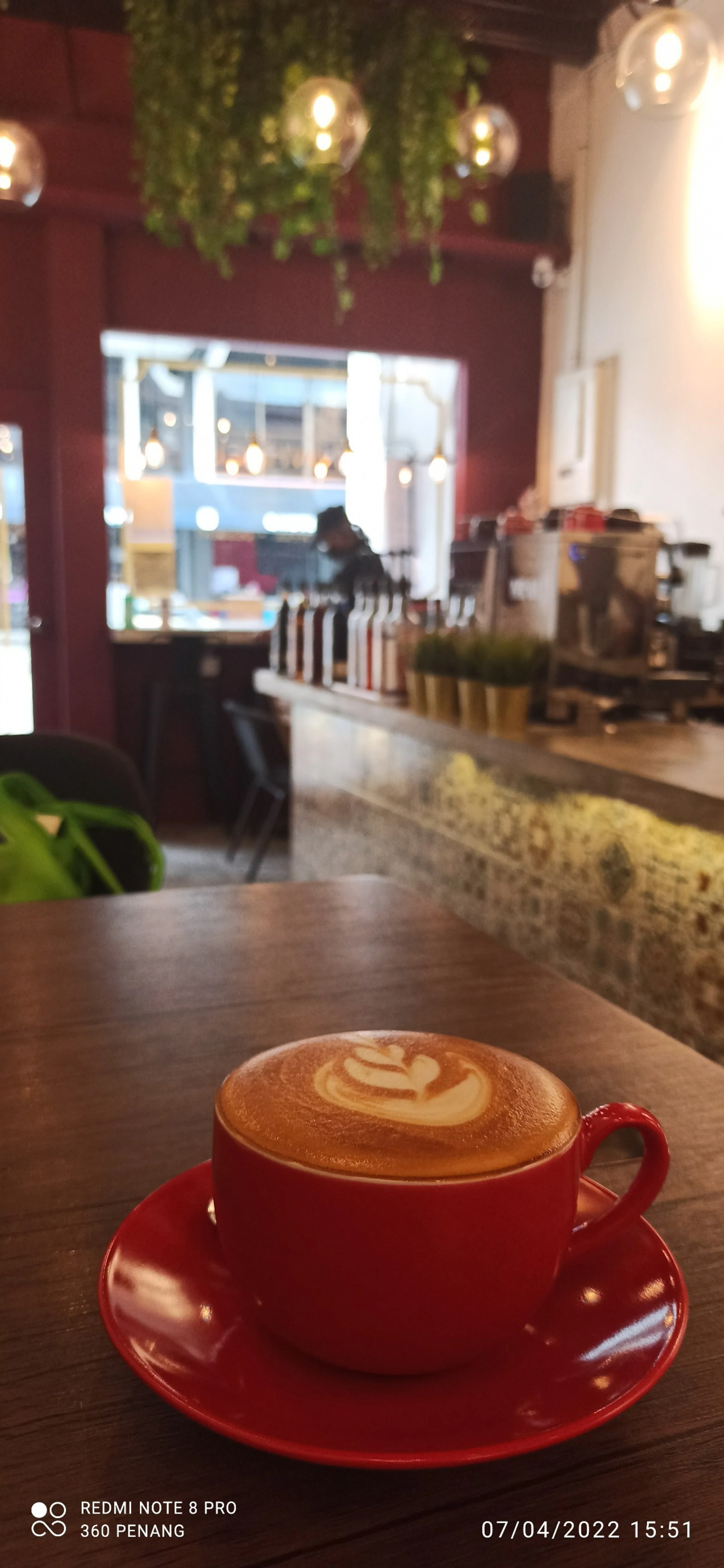 My rose latte