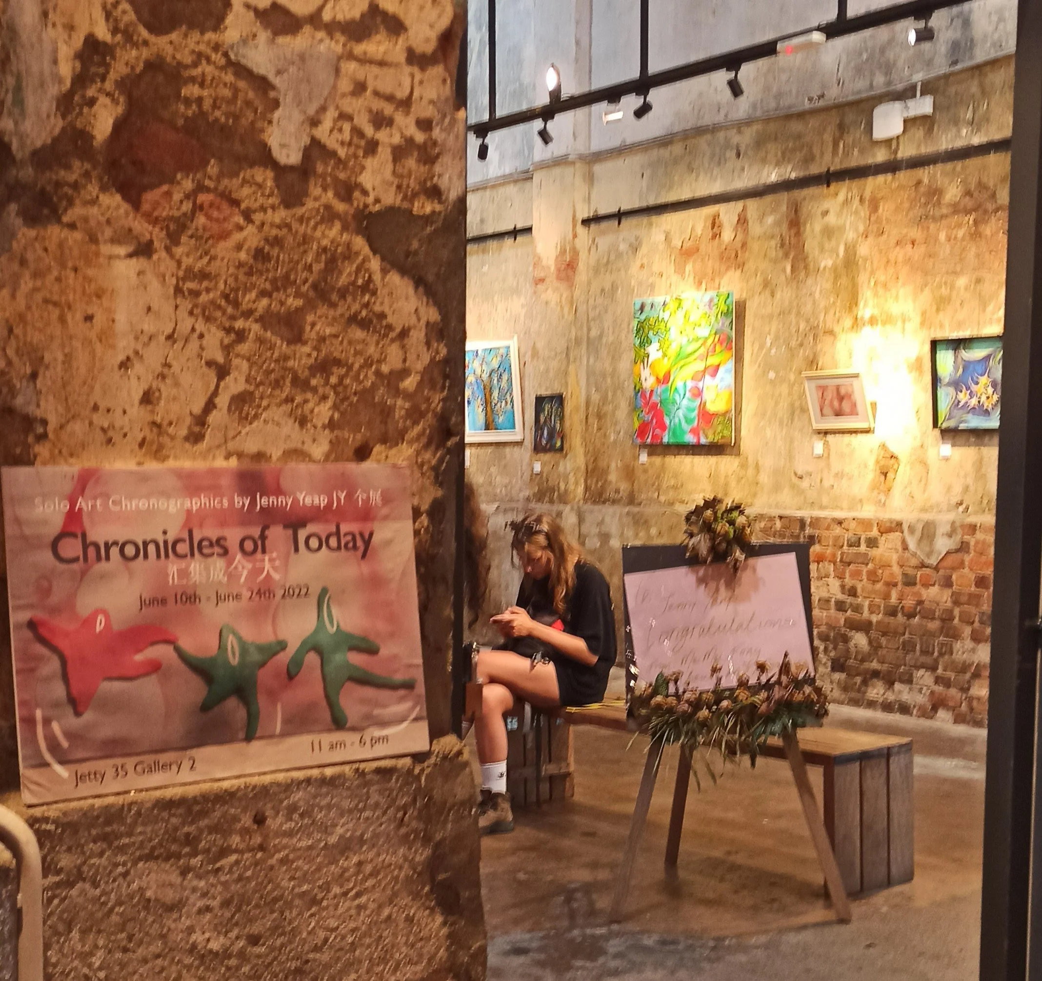 Jenny Yeap's solo exhibition at 35 Jetty