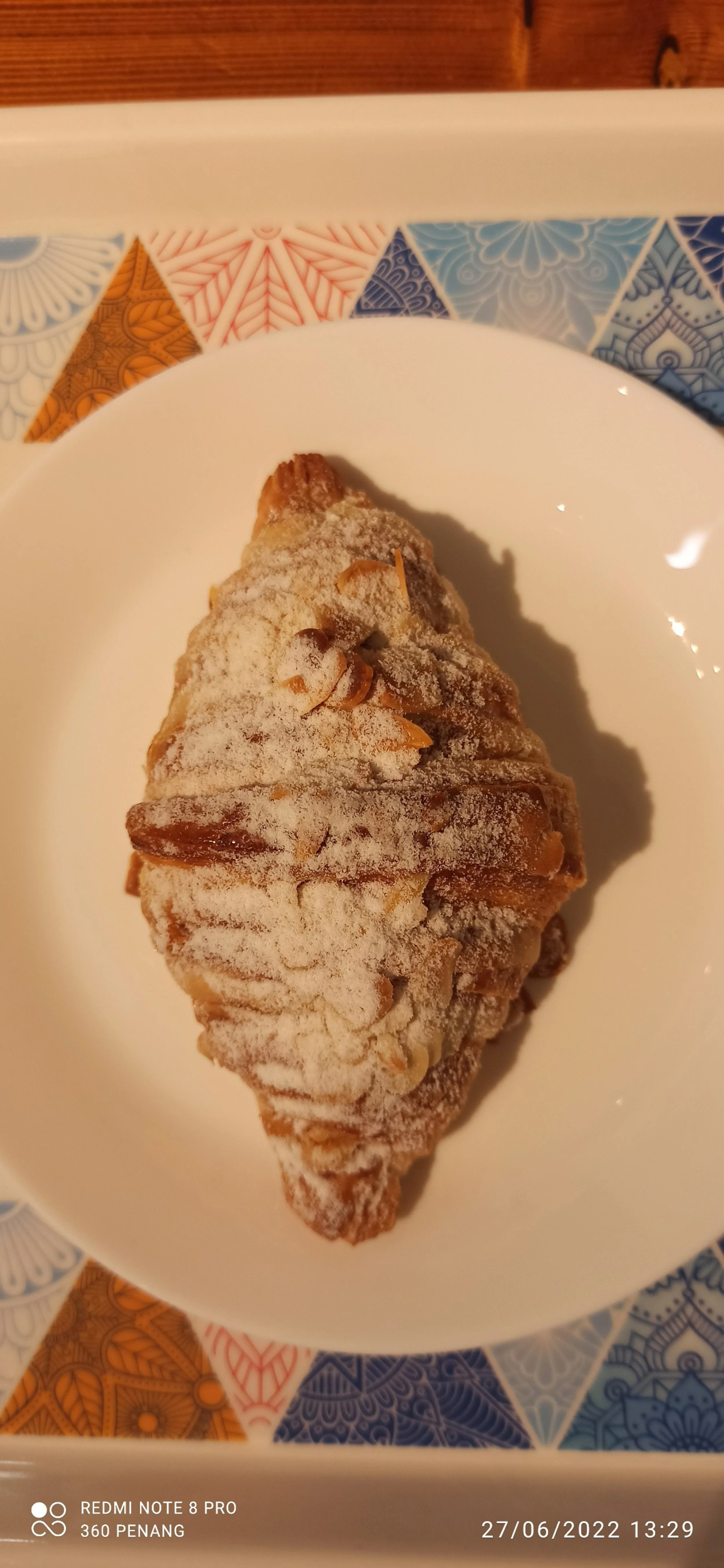Almond croissant