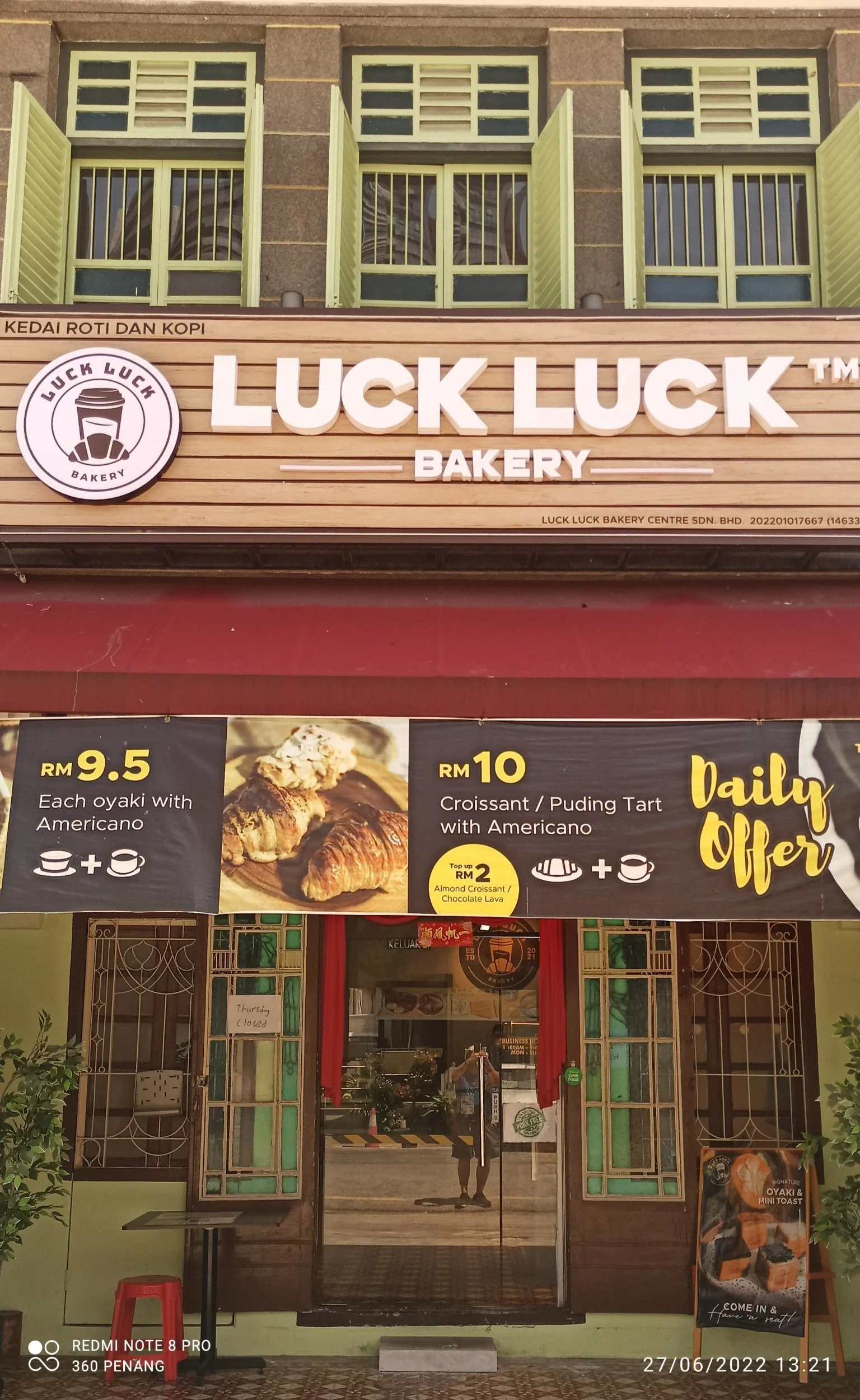 Street front at Lorong Selamat
