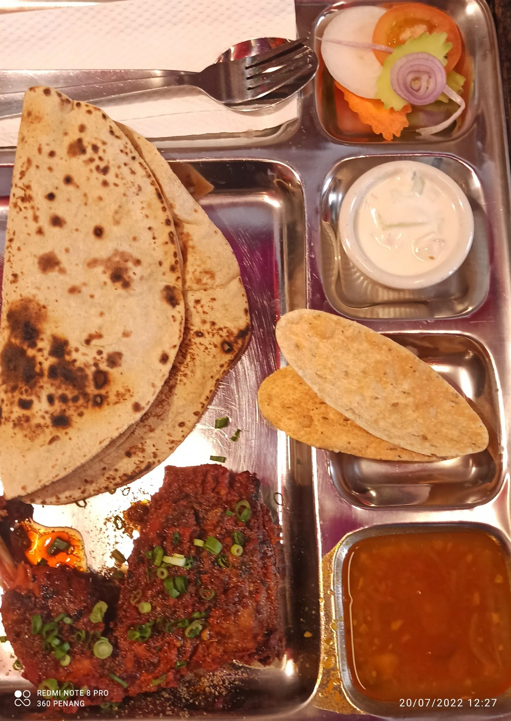 Tandoori chicken @ Saardaji, China Street