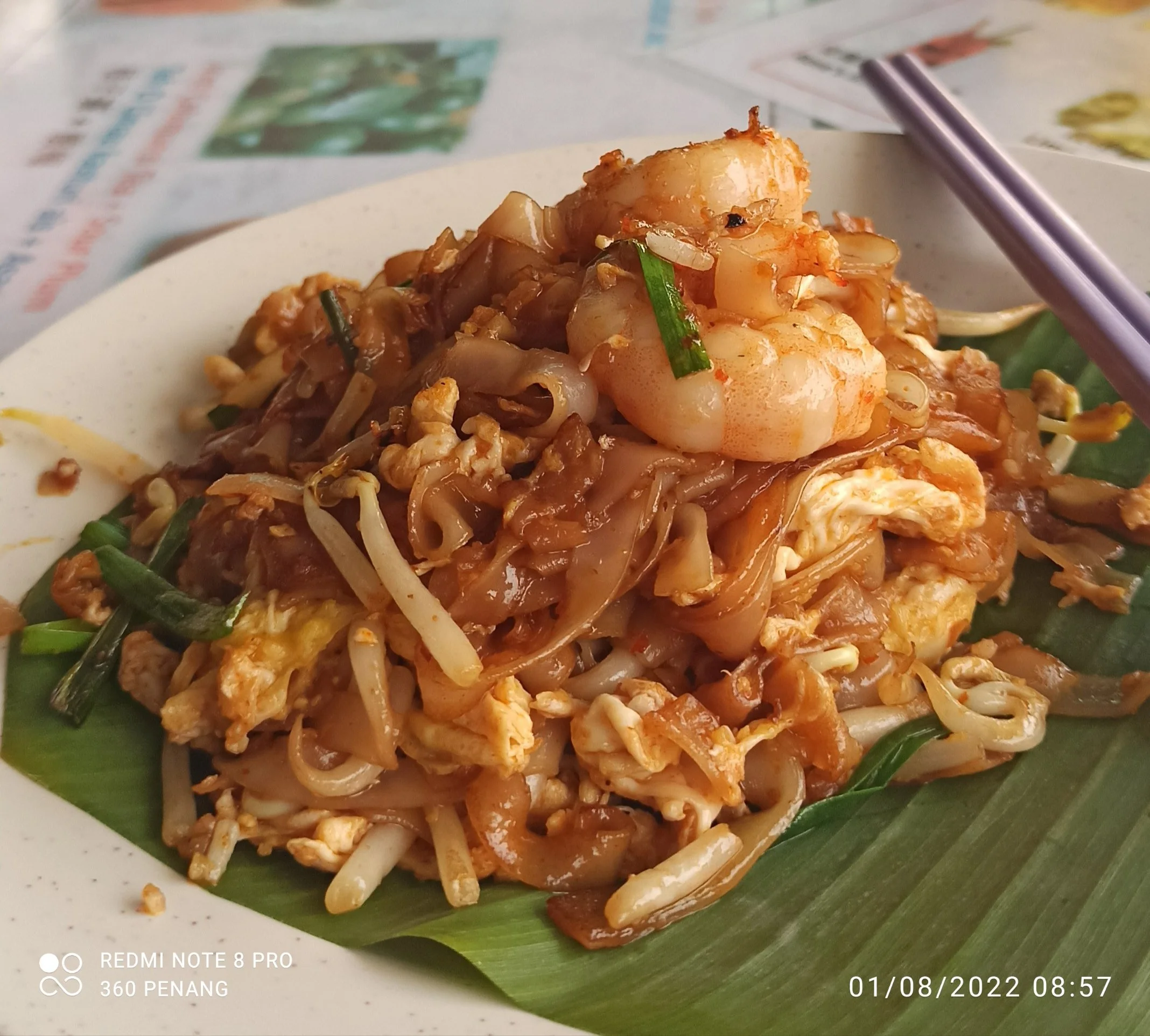 Charcoal fired CKT @ Chew Jetty Cafe