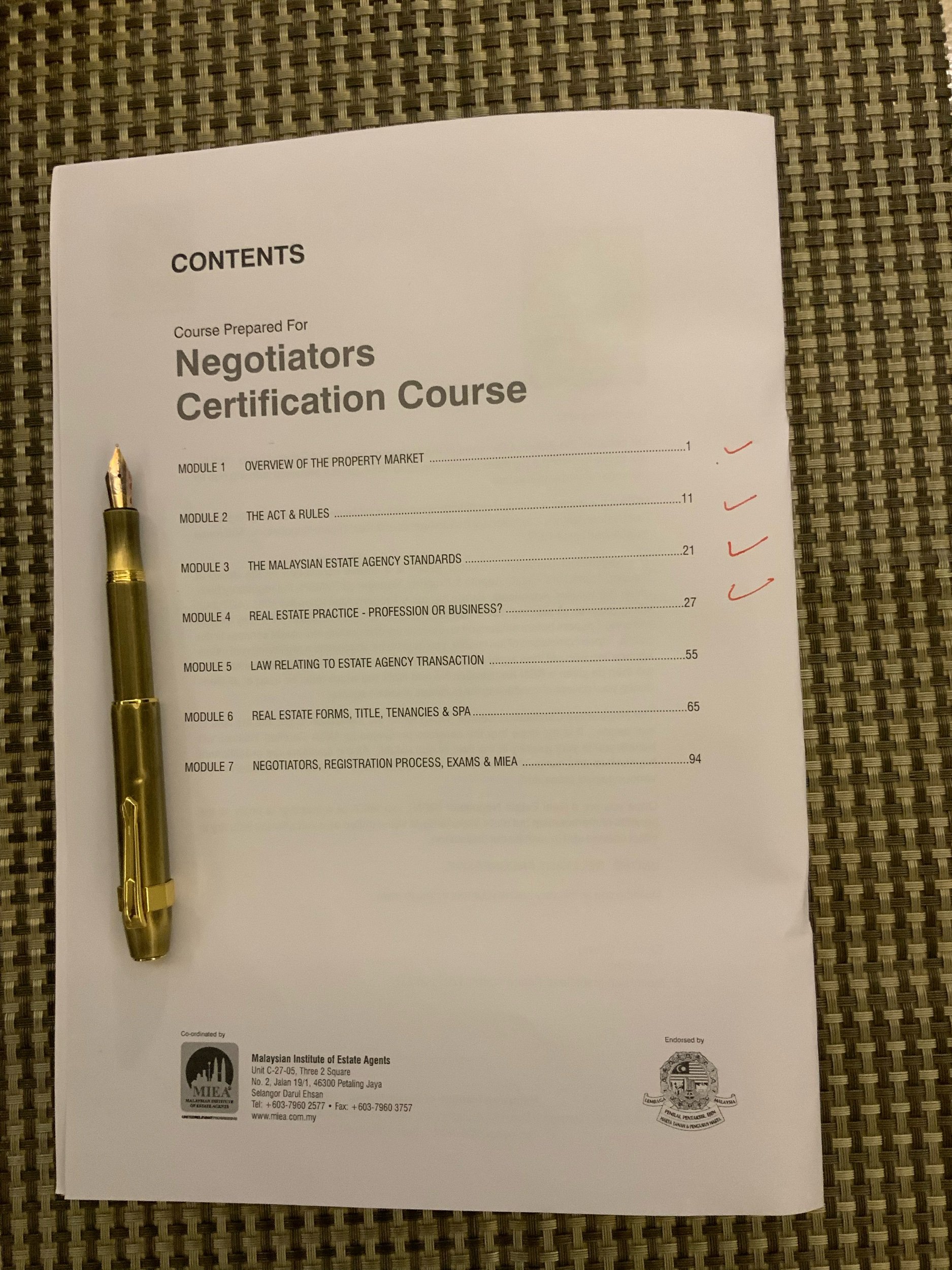 2022 NCC syllabus