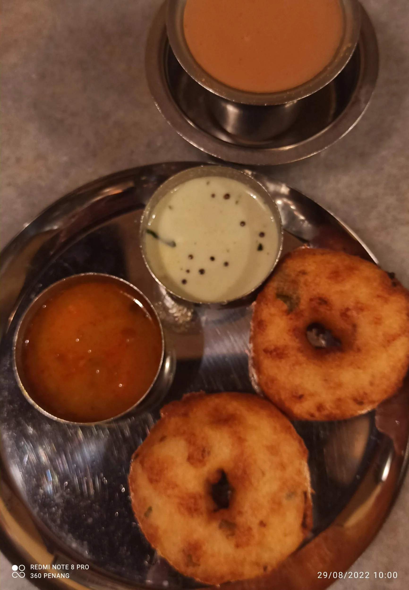 Poori & Vadai @ Chettiars Tiffin Cafe, Penang Street