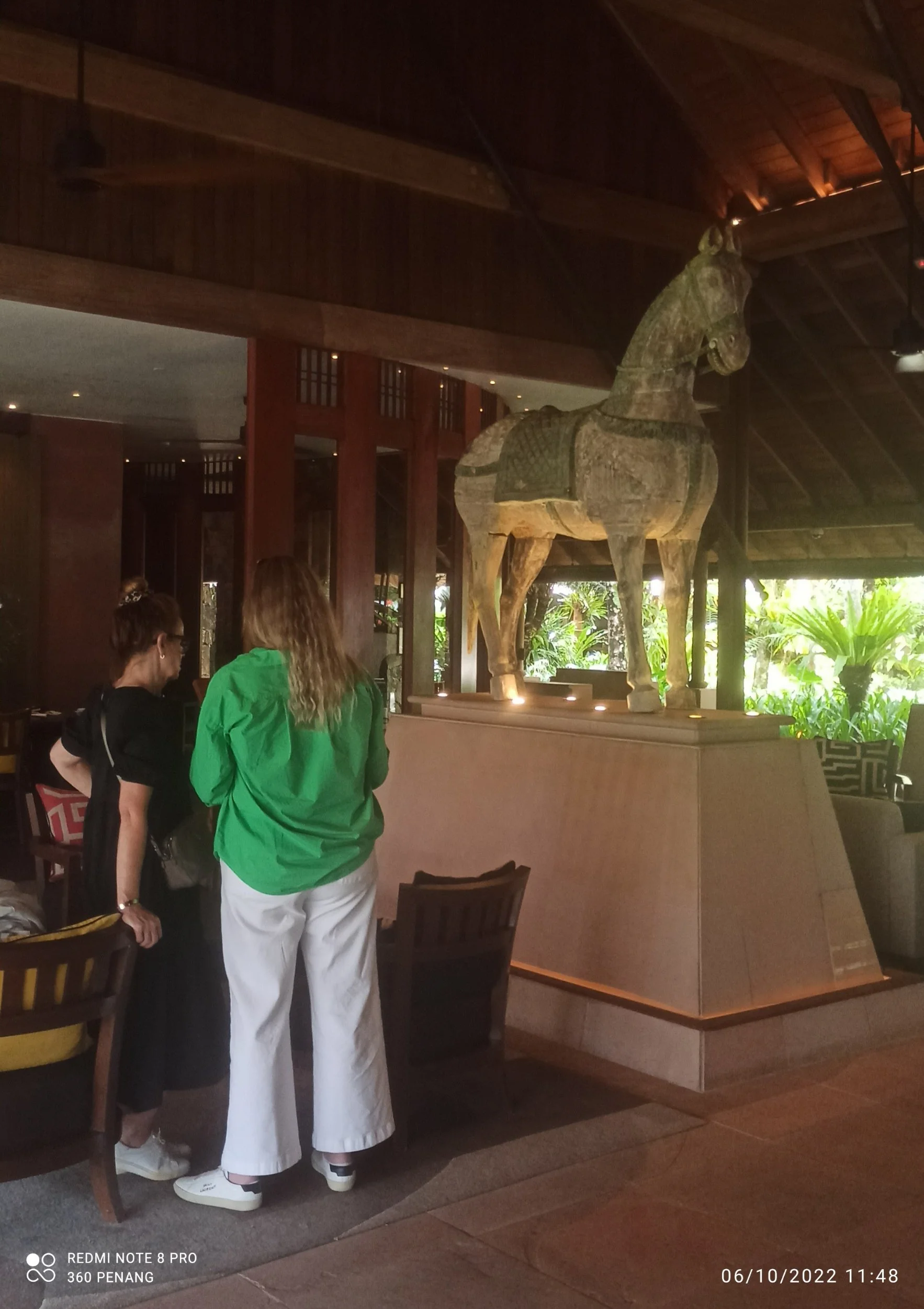 Guests checking in at the lobby