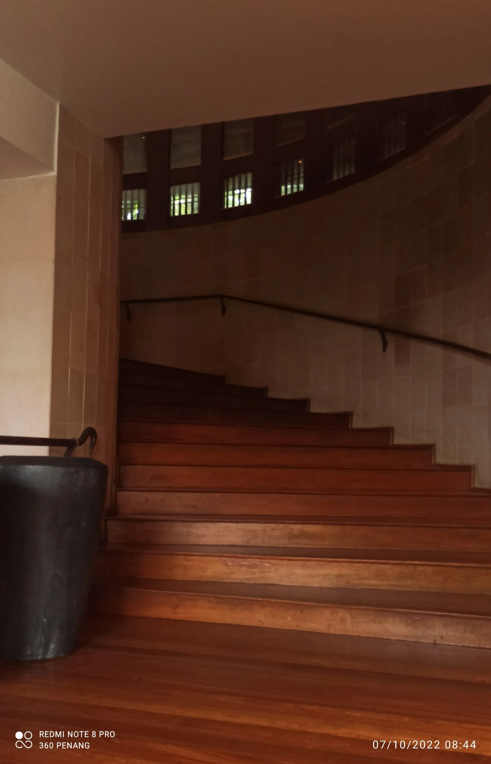 Grand staircase to Dining Room