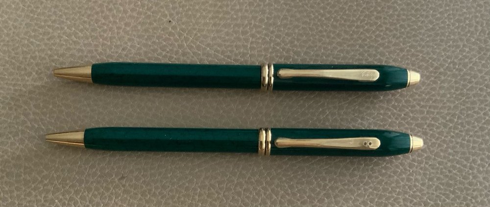 Cross Townshend “Marbled Green” Lacquer BPs