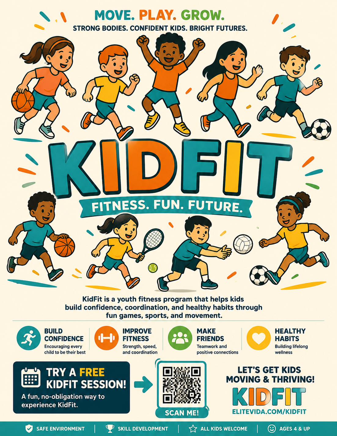 Kid Fit (Daycares , Montessori’s, Private and Home School)