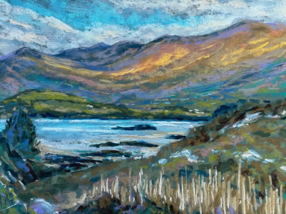 Ardgroom Bay, Beara Peninsula Ireland - 12x15" - pastel