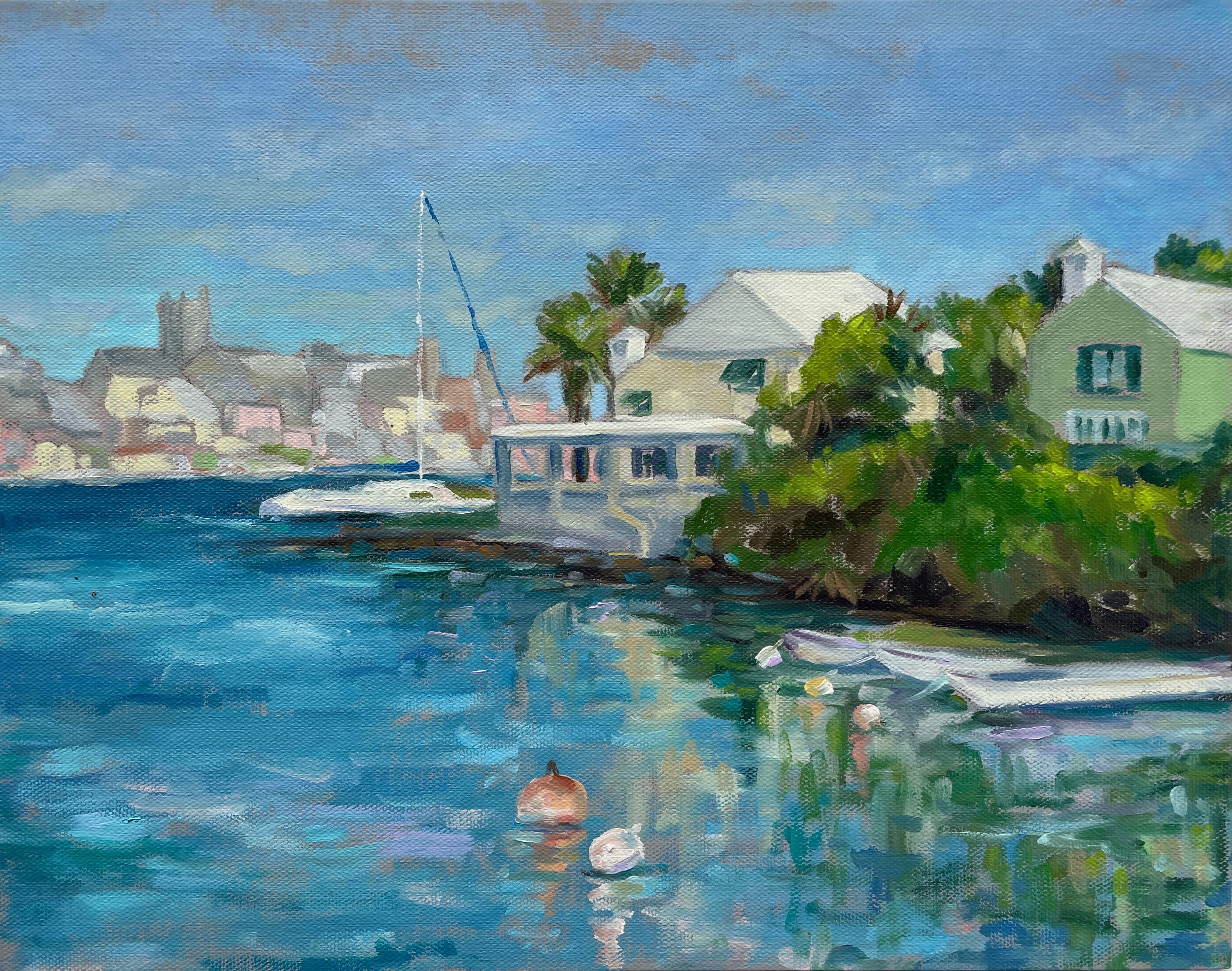 Kettle Bay, Bermuda - 11x14" - oil on canvas