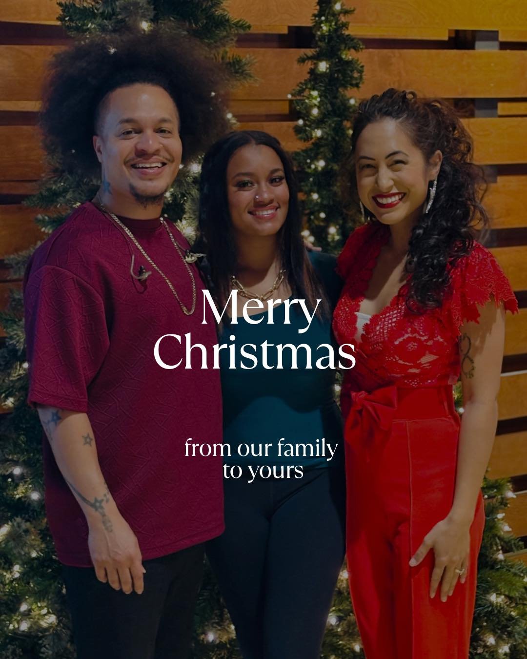 From our family to yours, wishing you a Christmas filled with love, laughter, and moments that make the season truly magical.