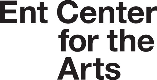 The logo of the Int Center for the Arts with text in black.
