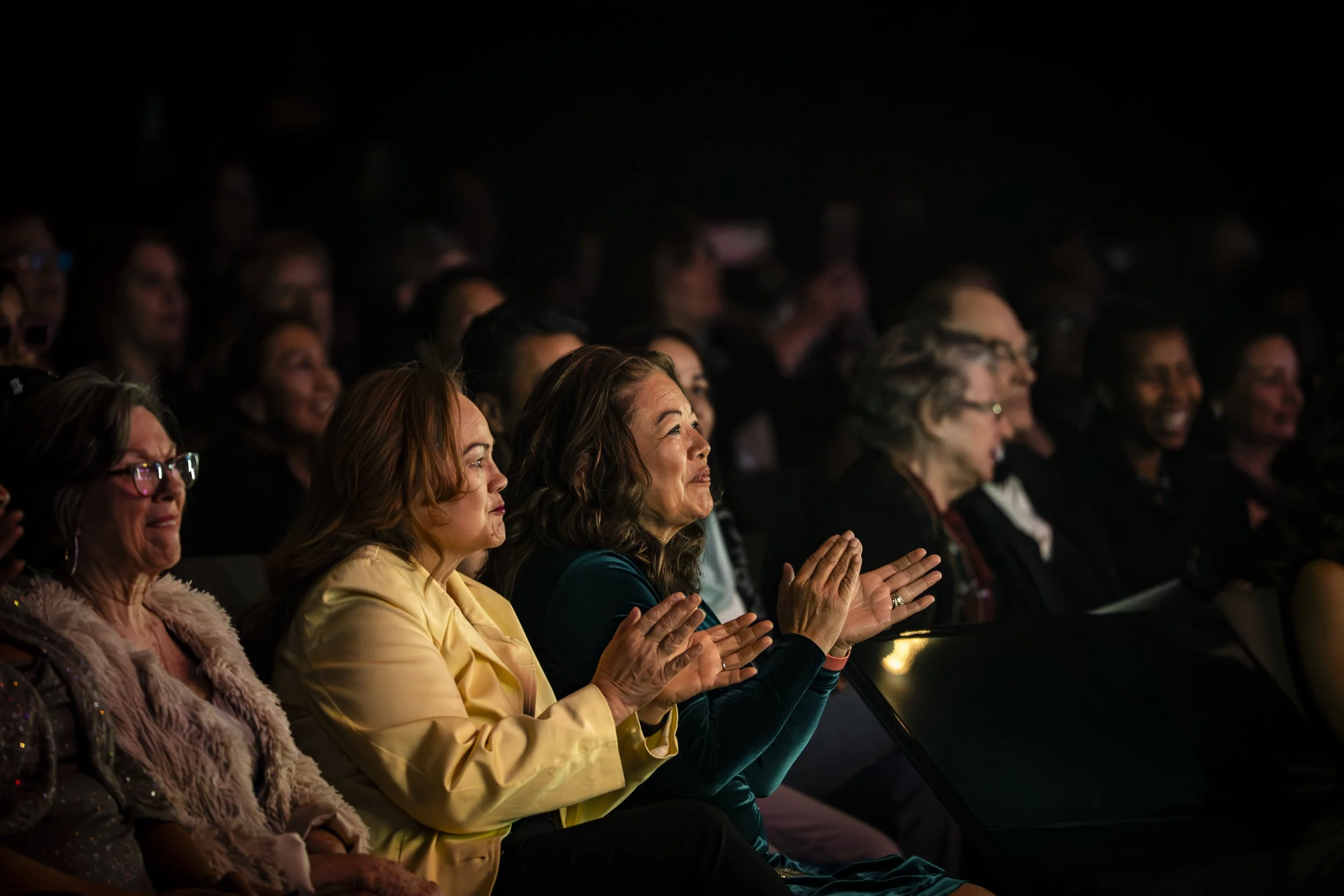 Guests at the Women of the World Fashion Show