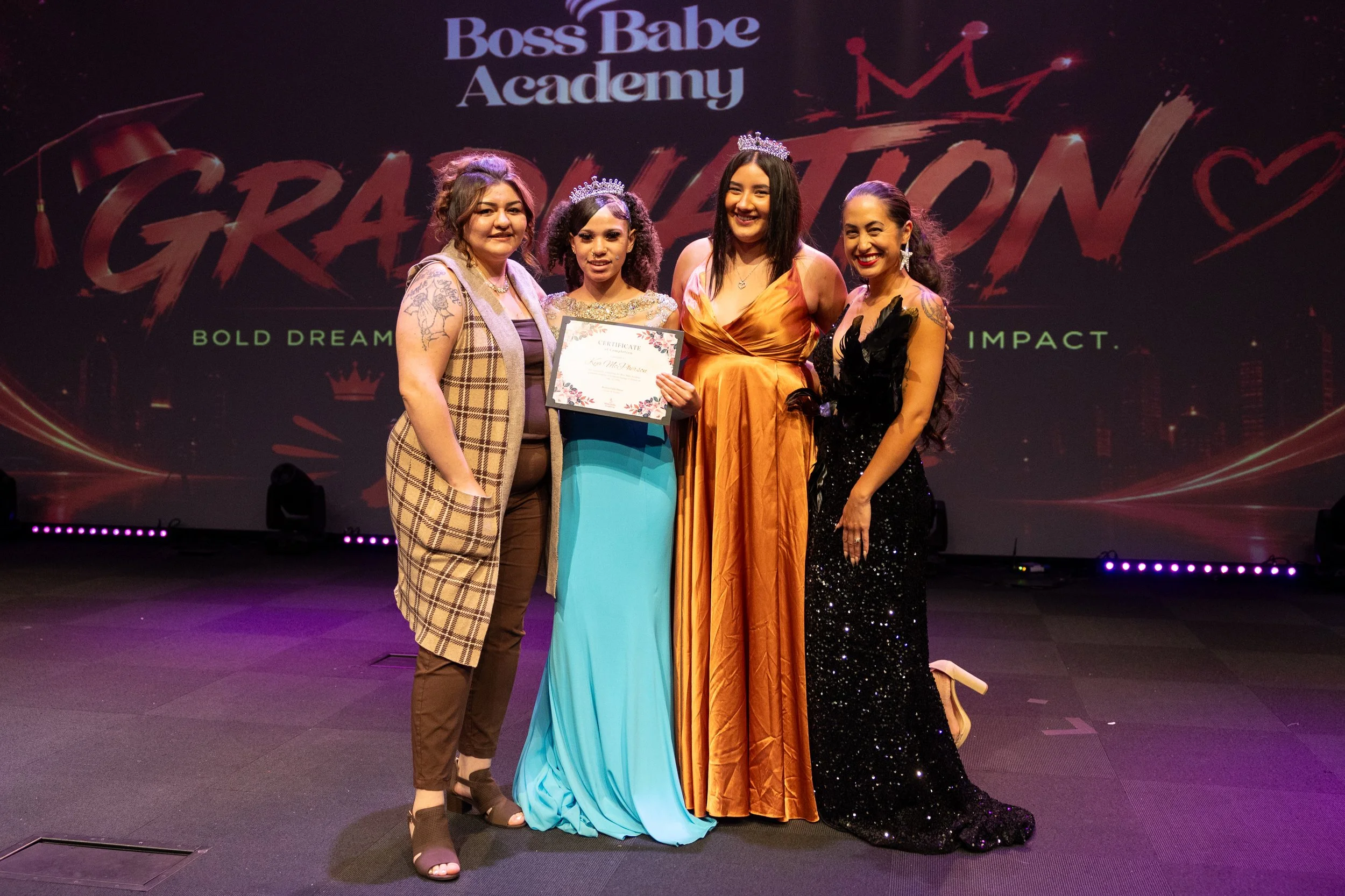 Boss Babe Academy Scholars Have an Opportunity  to Receive a Free Evening Gown from Queen's Closet