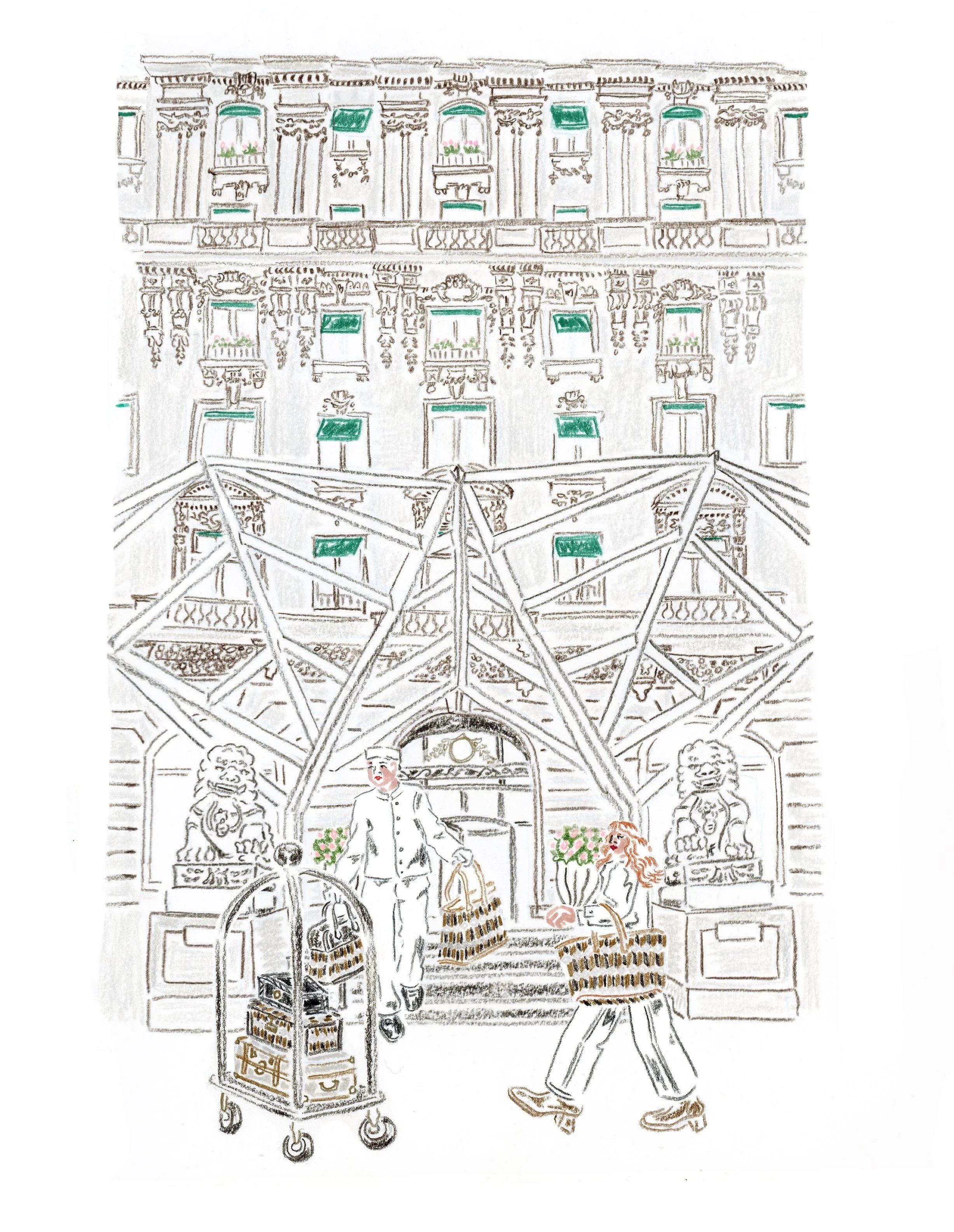 Au Départ + The Peninsula Paris