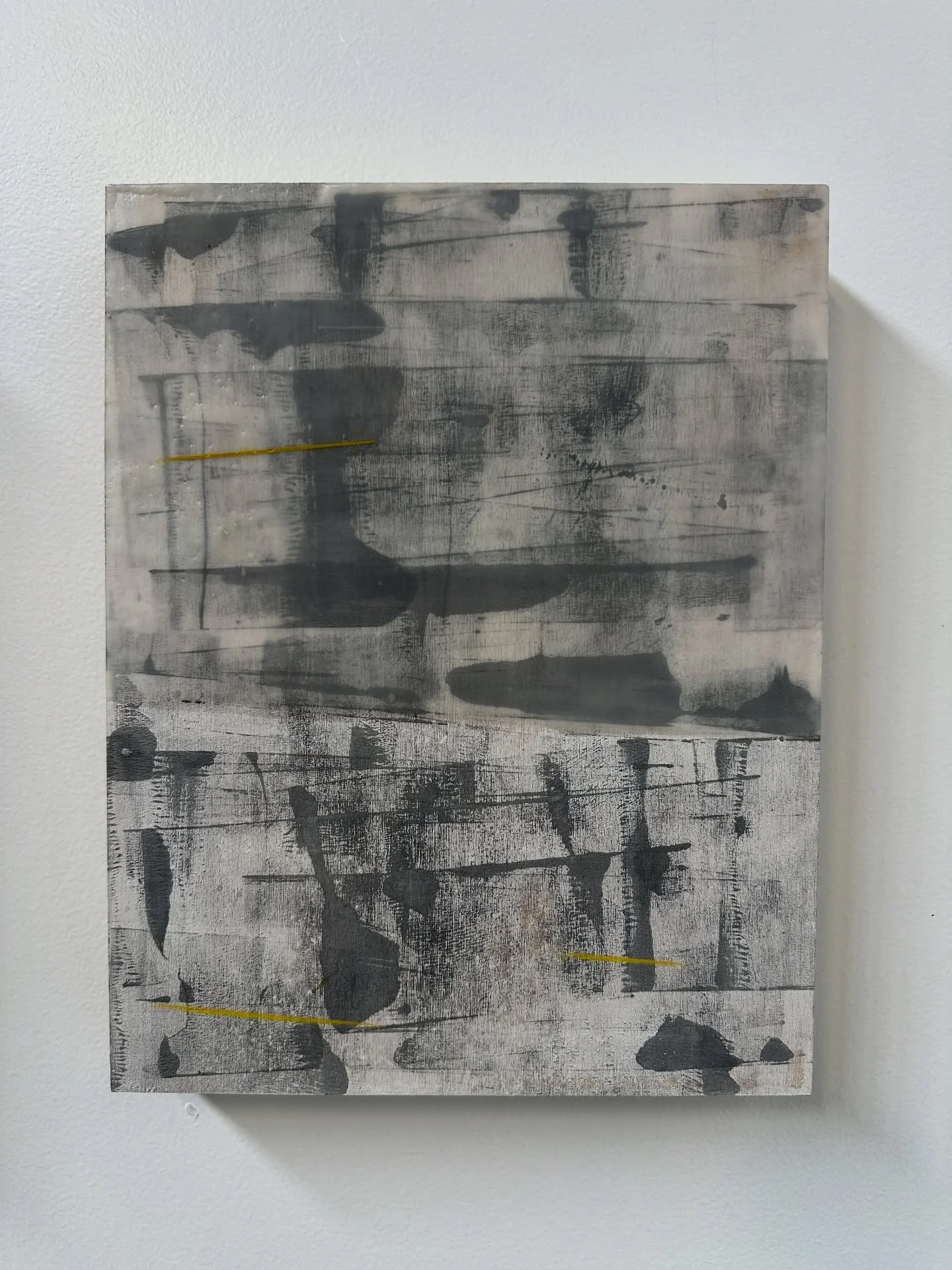 I'm so happy to share a new body of work in a small group show at Gray Loft Gallery. The Threshold paintings are part of my year of transitions. These works repeat forms using my usual language, but I push the abstraction and distance from the outcom