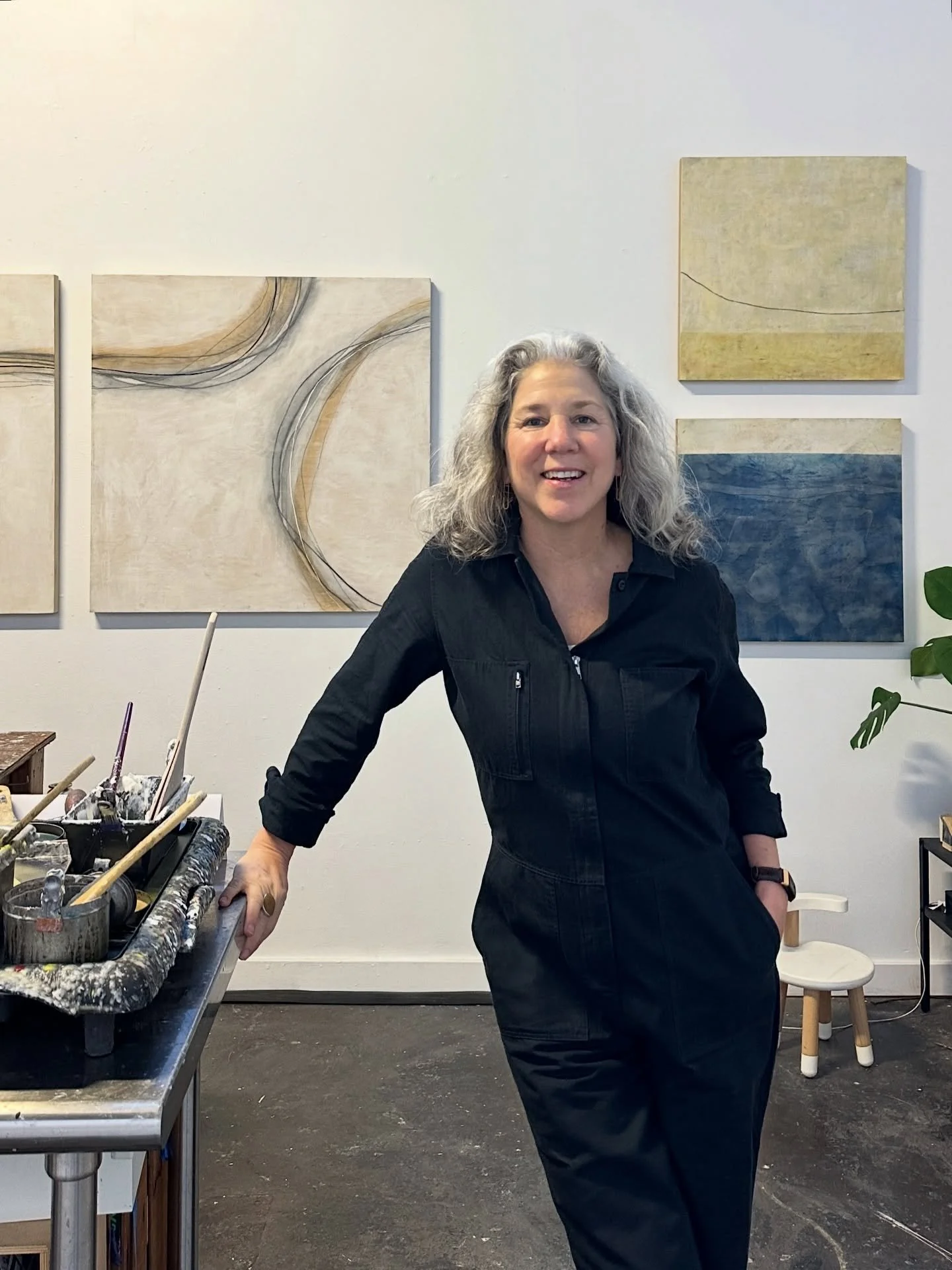 OPEN STUDIOS IS THIS WEEKEND! 
Come by to see 17 artists in our very cool factory plus another 20 in the Jingletown neighborhood! I'm here until 5 PM today and from 11 until 5 on Sunday.

There's whiskey tasting from 2 until 4, live music from 3 unti