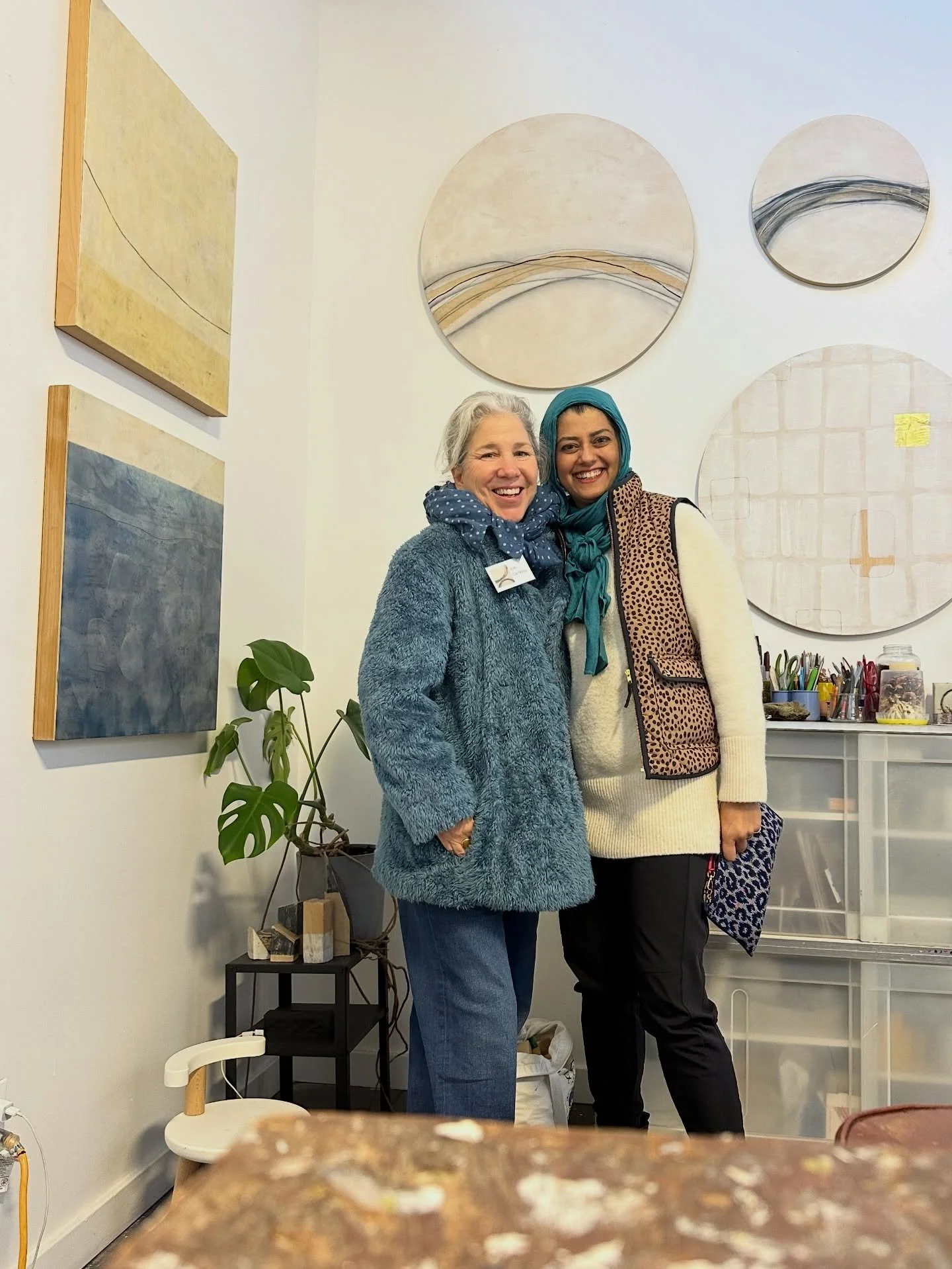 For me, making art is a solitary reflection or act of self care. Sharing art is an experience of friendship and community. Many THANKS to everyone who came by, checked in, or took home some art from me or from any damn artist! 🥰 I forgot to take pic