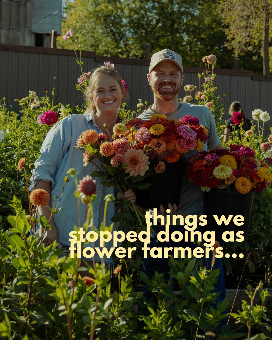 The short version: we stopped trying to be a flower farm that looked good on paper and started just being the one we actually are. muddy rows, three kids running through the fields, and all.

U-Pick season opens July &middot; Buffalo, MN 🌻

&mdash; 
