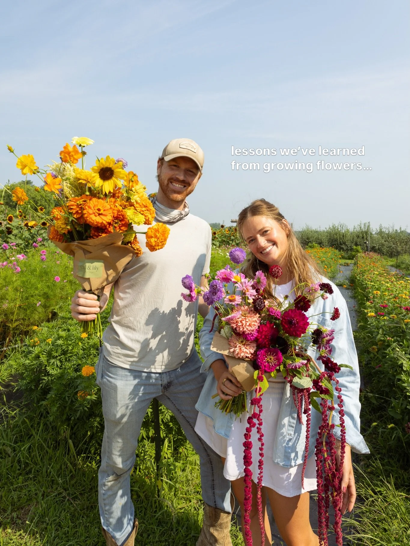 before we started growing flowers, i think we thought farming was mostly about the final product&hellip;the bouquets, the blooms, the pretty rows. but somewhere along the way, the flower farm started changing us too.

growing flowers has taught us pa