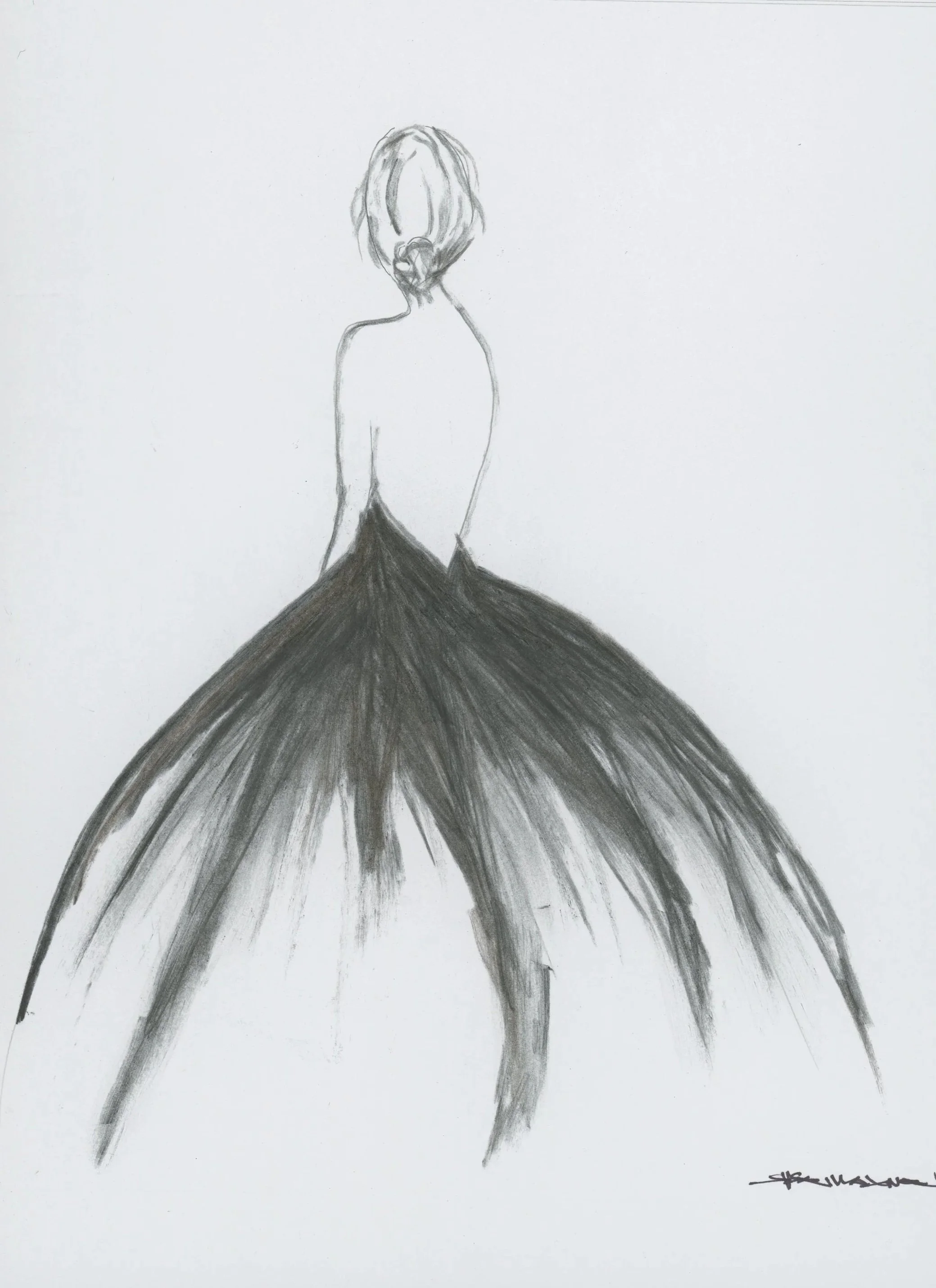 BAREBACK BALLERINA  CHARCOAL  2025