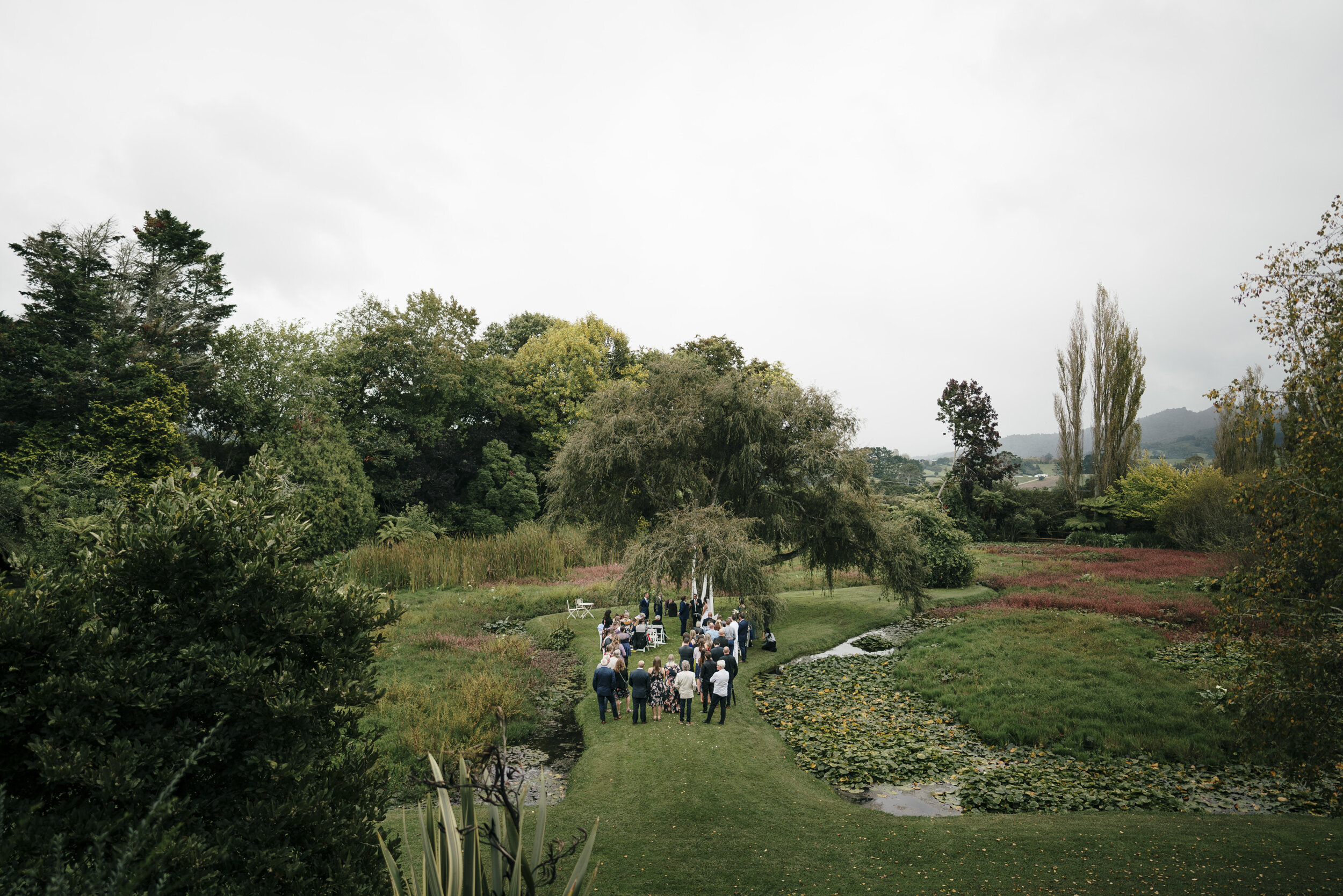 The Waterlily Garden | Waterfall Wedding Photography | Auckland Wedding Photographer and Videography | Garden Wedding Venue | Waihi Wedding Venue | Waikato Venue 
