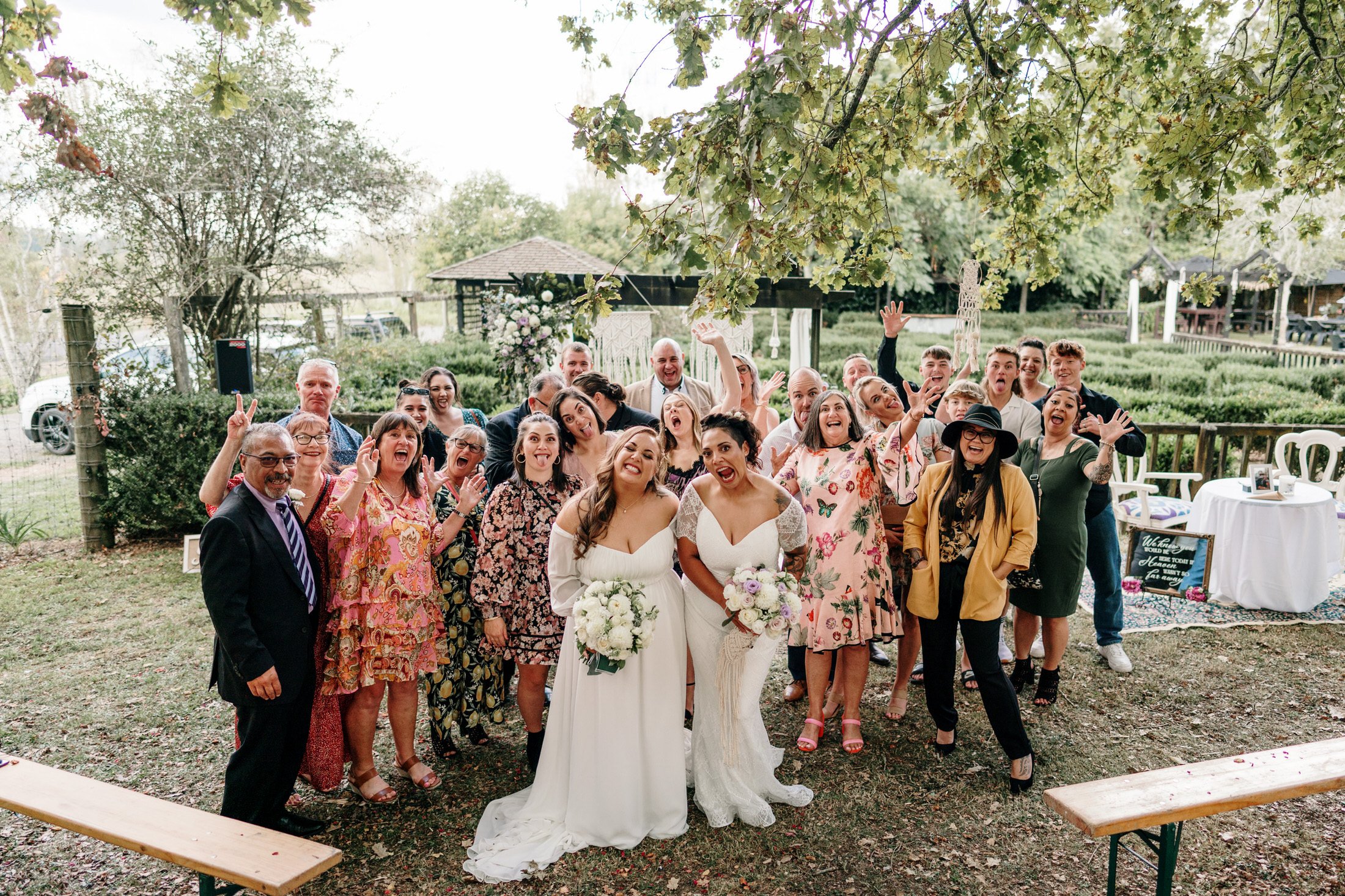 Auckland Wedding Photographer | Auckland Wedding Videographer | Lesbian Wedding | Same Sexy Wedding | The Red Shed Wedding Venue | DIY Wedding | Auckland Venue | Garden Wedding