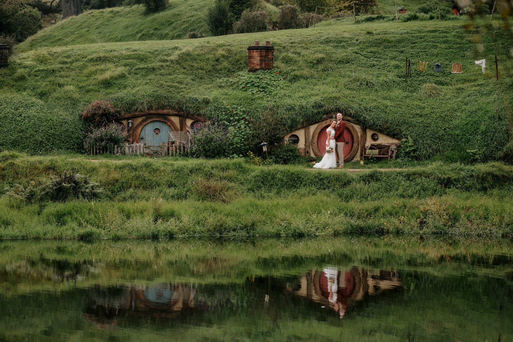 Matamata wedding venue | Hobbiton Tour | Auckland Wedding Videographer| Best Photographer| Top Videography | Wedding Couples Photography | The Green Dragon Inn | Dear White Productions