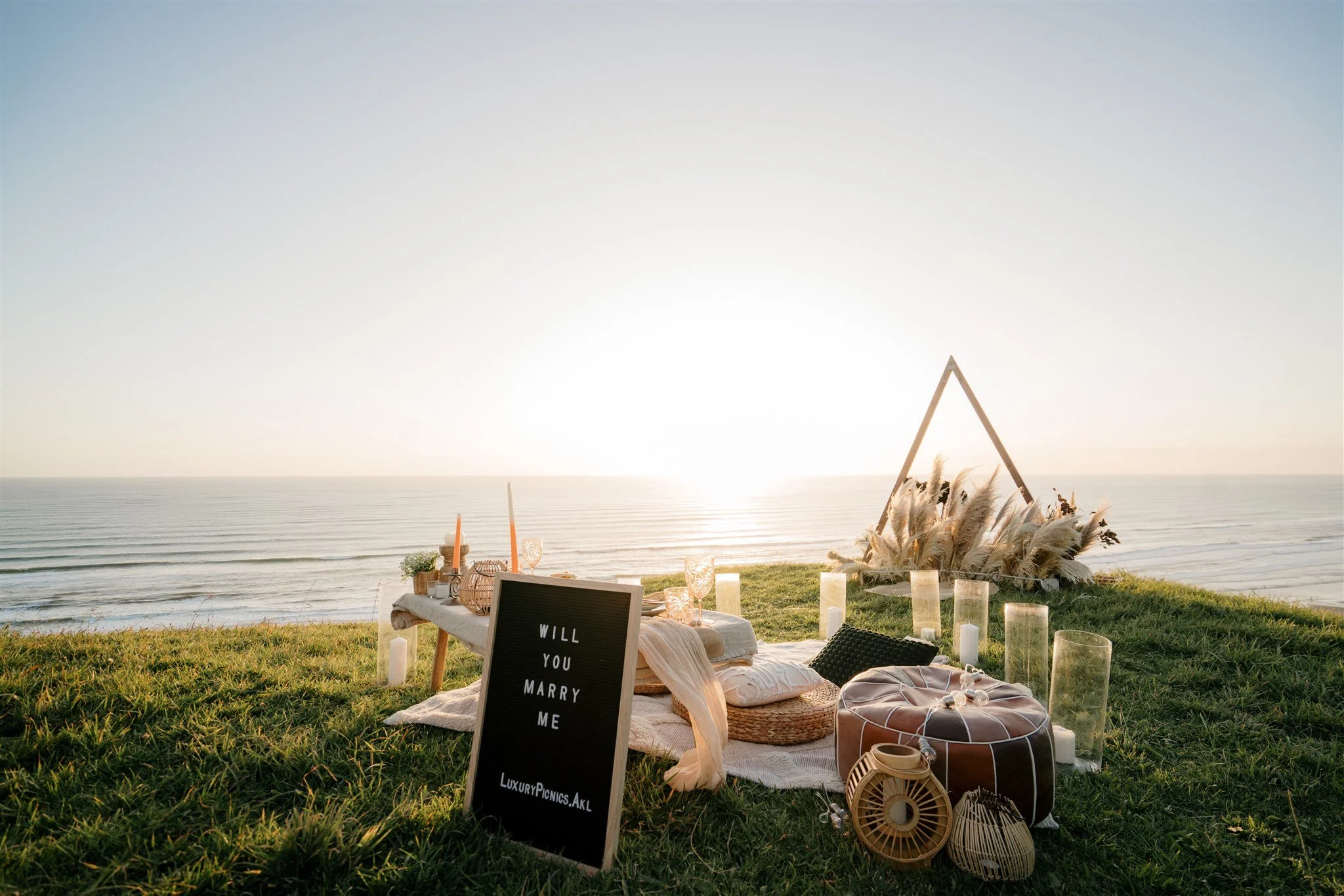 Castaways Style Jayden & Tristan | A Dreamy Sunset Proposal At Castaways | Auckland ...