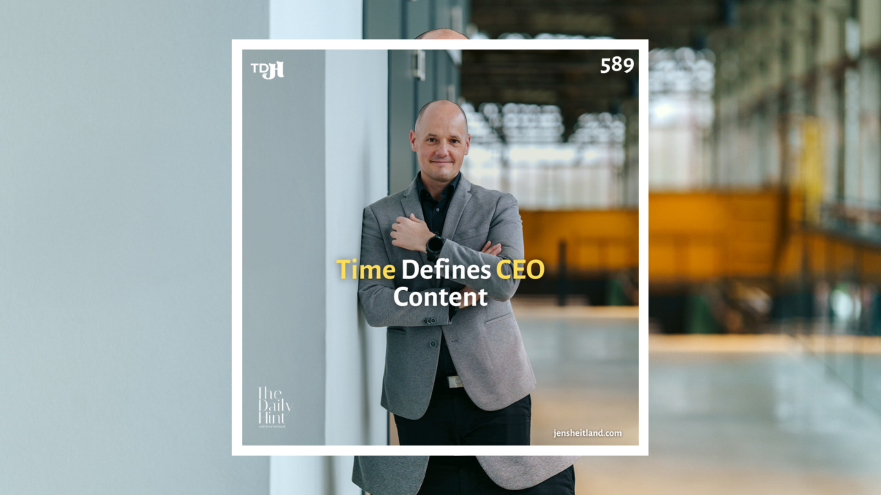 589 - Why Pillar Content Changes the Economics of CEO Thought Leadership