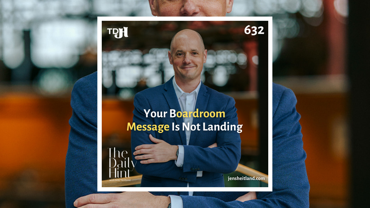 632- Why CEO Communication Cannot Stop At The Boardroom Door