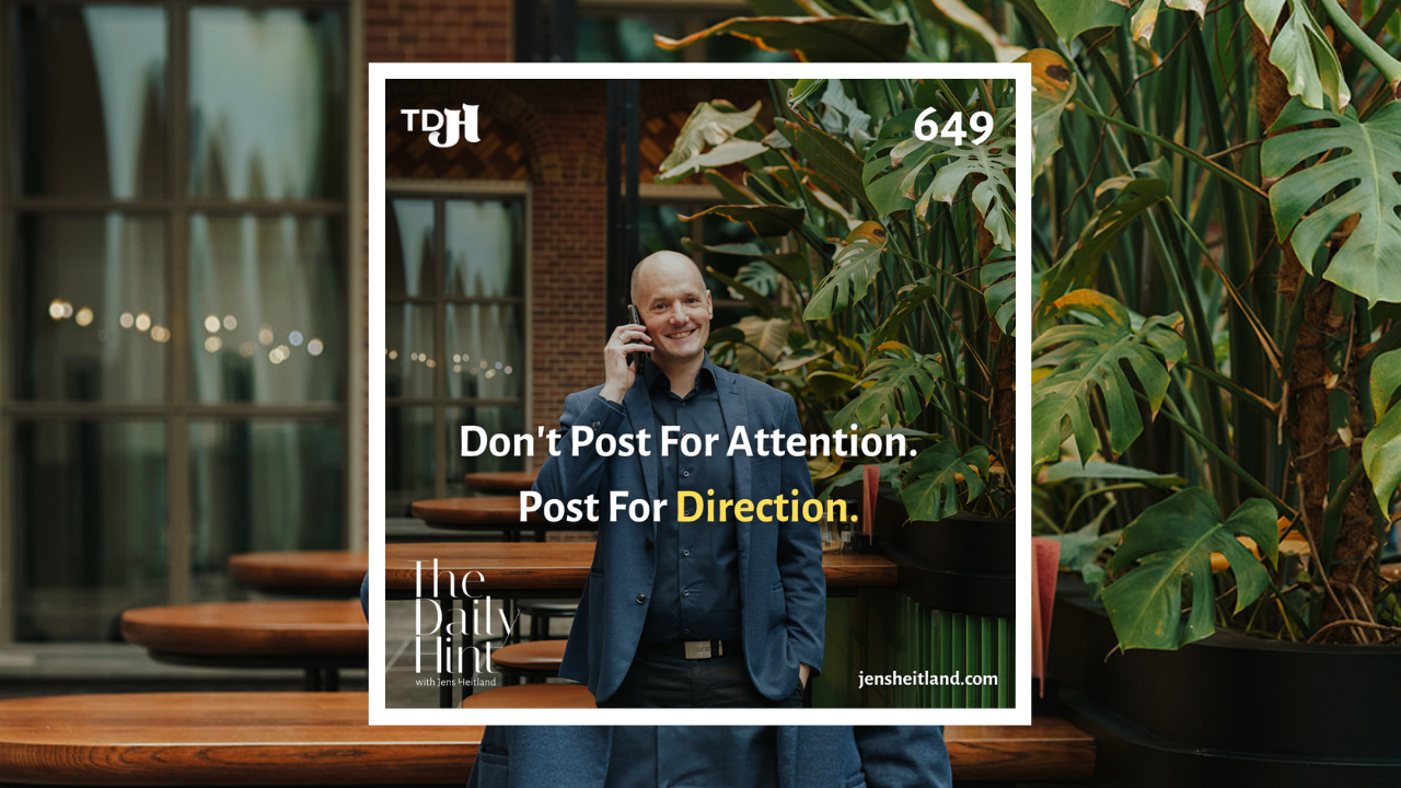 649- The CEO Who Was Posting To Be Seen, Not To Be Strategic