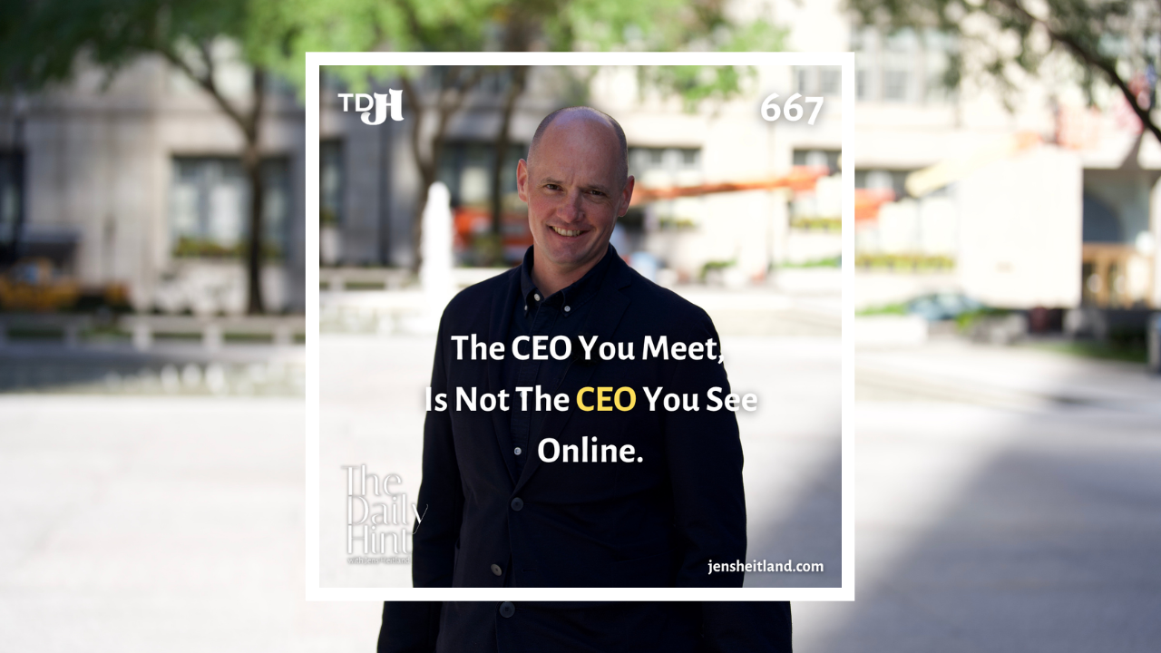 667 -  Why CEOs Sound Credible in the Room and Flat Online