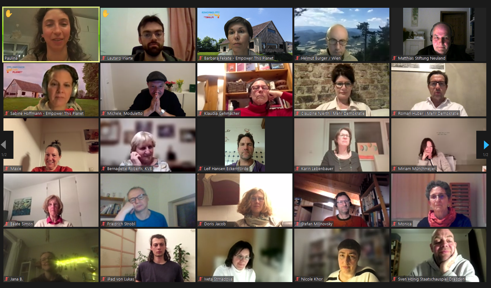 “Sprechen und Zuhören" zum Earth OverShoot Day Österreich