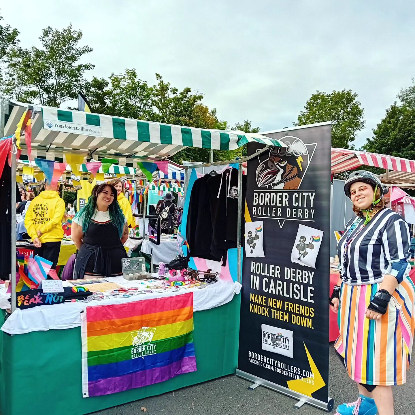 We had a fantastic time at Cumbria Pride on Saturday! Thanks to everyone who popped by to say hello and see what we're all about! 🏳️&zwj;🌈🏳️&zwj;⚧️🏳️&zwj;🌈

We are currently recruiting NSOs and Referees. Message the page for more details if you'